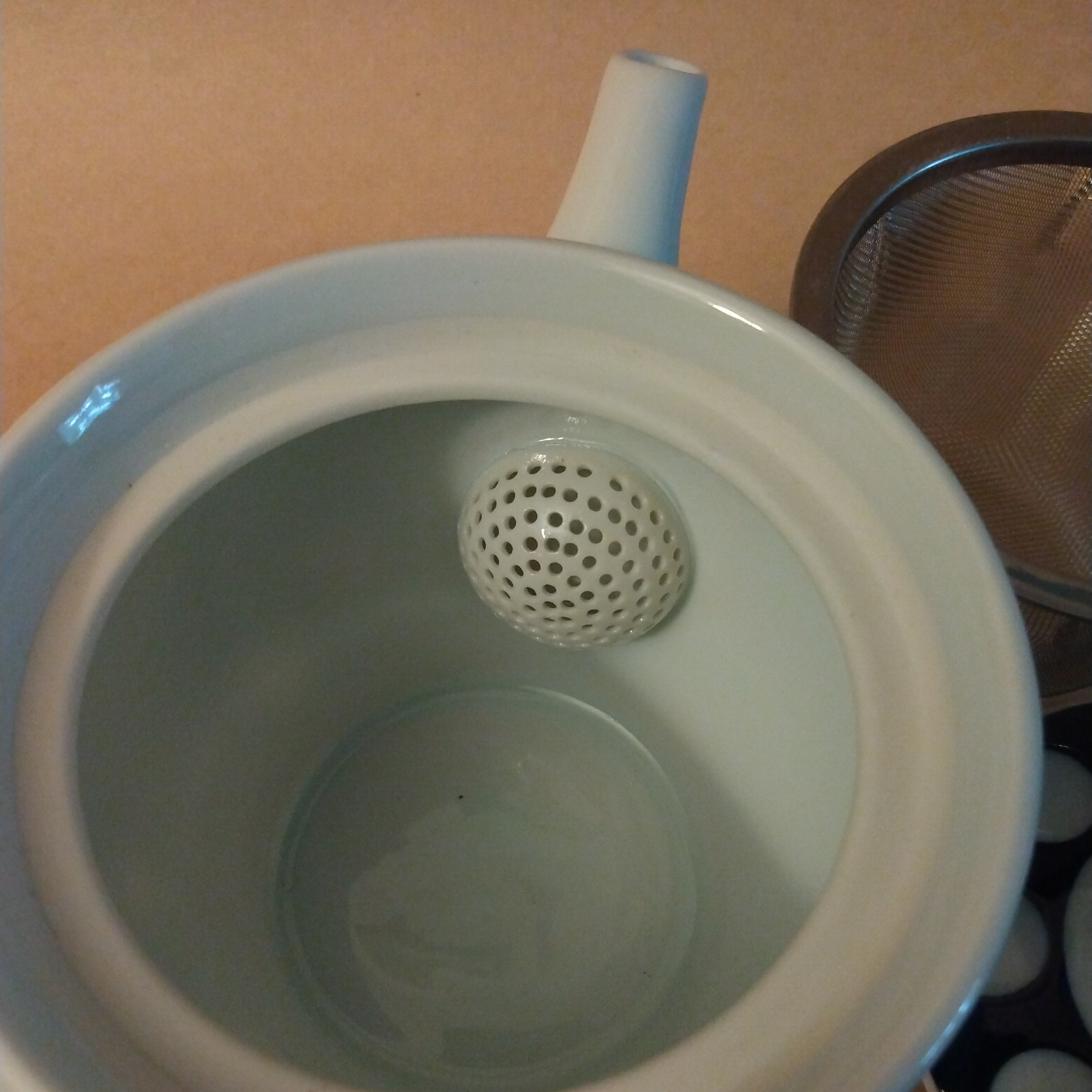 Arita-yaki "Mizutama" (Water Drop) Pattern Kyusu and 2 Cups, 300cc(10.1oz)