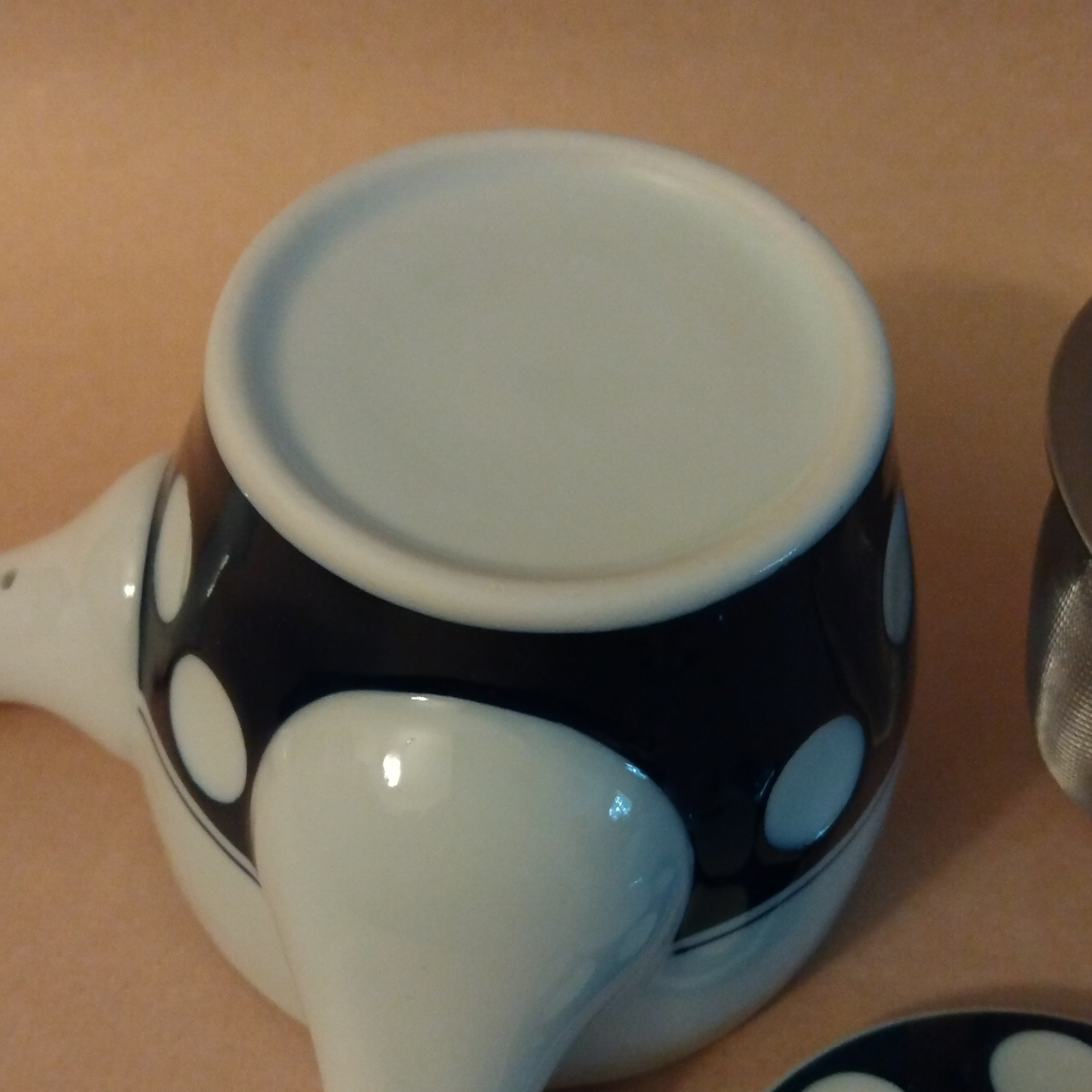 Arita-yaki "Mizutama" (Water Drop) Pattern Kyusu and 2 Cups, 300cc(10.1oz)