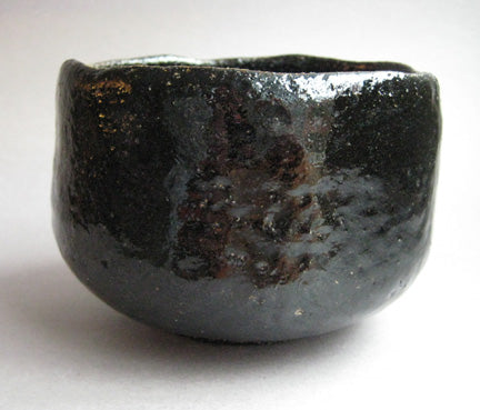 Tea Bowl, Matcha Chawan, Black Raku, George Gledhill