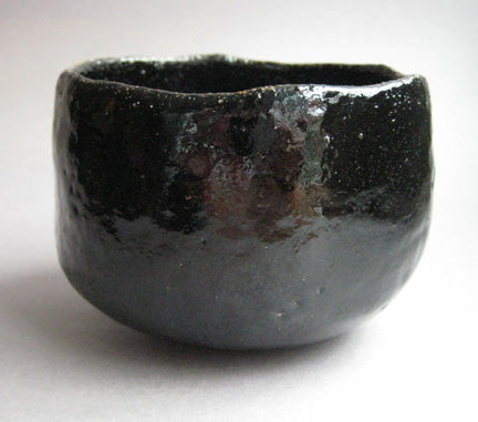 Tea Bowl, Matcha Chawan, Black Raku, George Gledhill