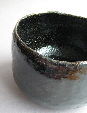 Tea Bowl, Matcha Chawan, Black Raku, George Gledhill