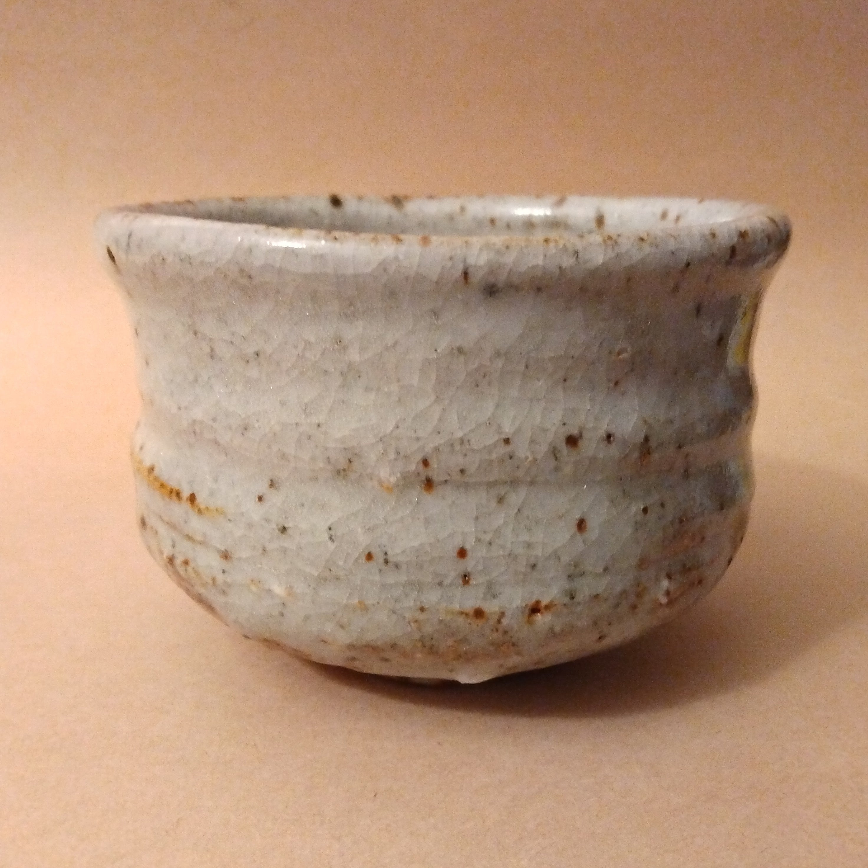 Shino Glaze Tea Bowl, Matcha Chawan by George Gledhill