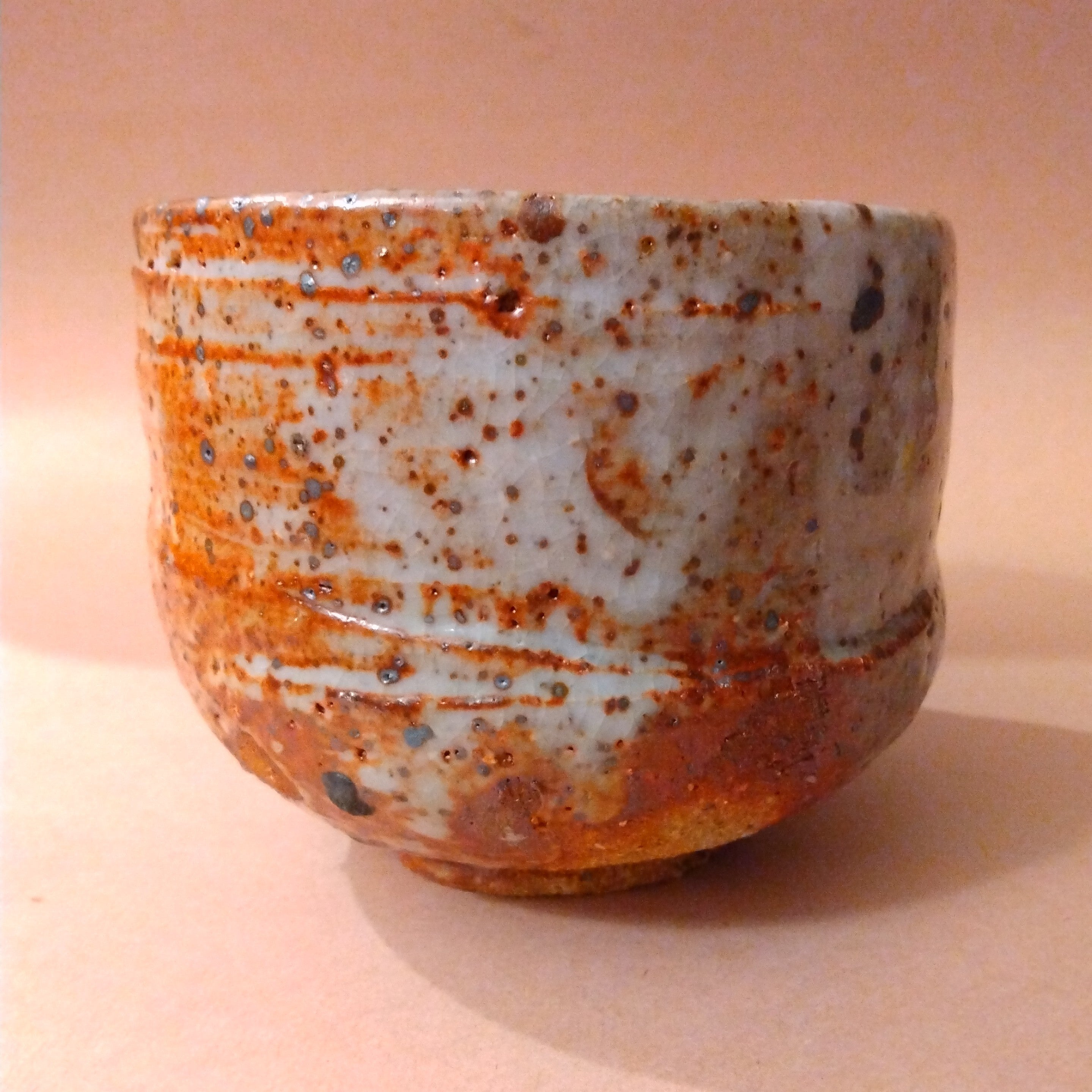 Shino Glaze Tea Bowl, Matcha Chawan by George Gledhill