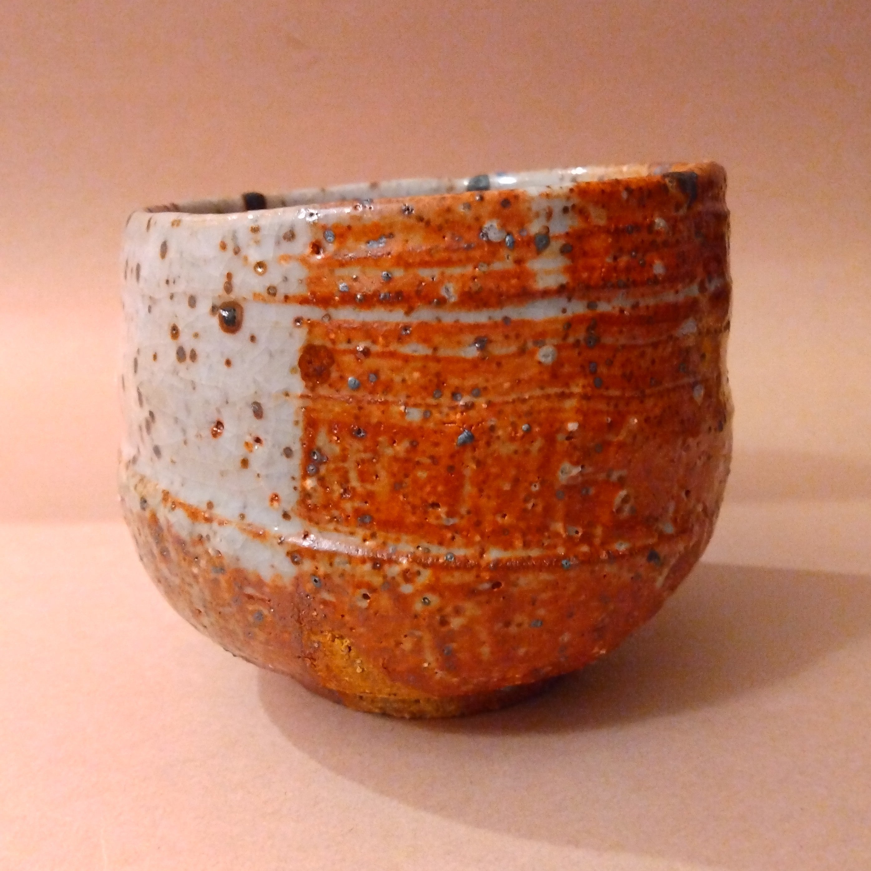 Shino Glaze Tea Bowl, Matcha Chawan by George Gledhill