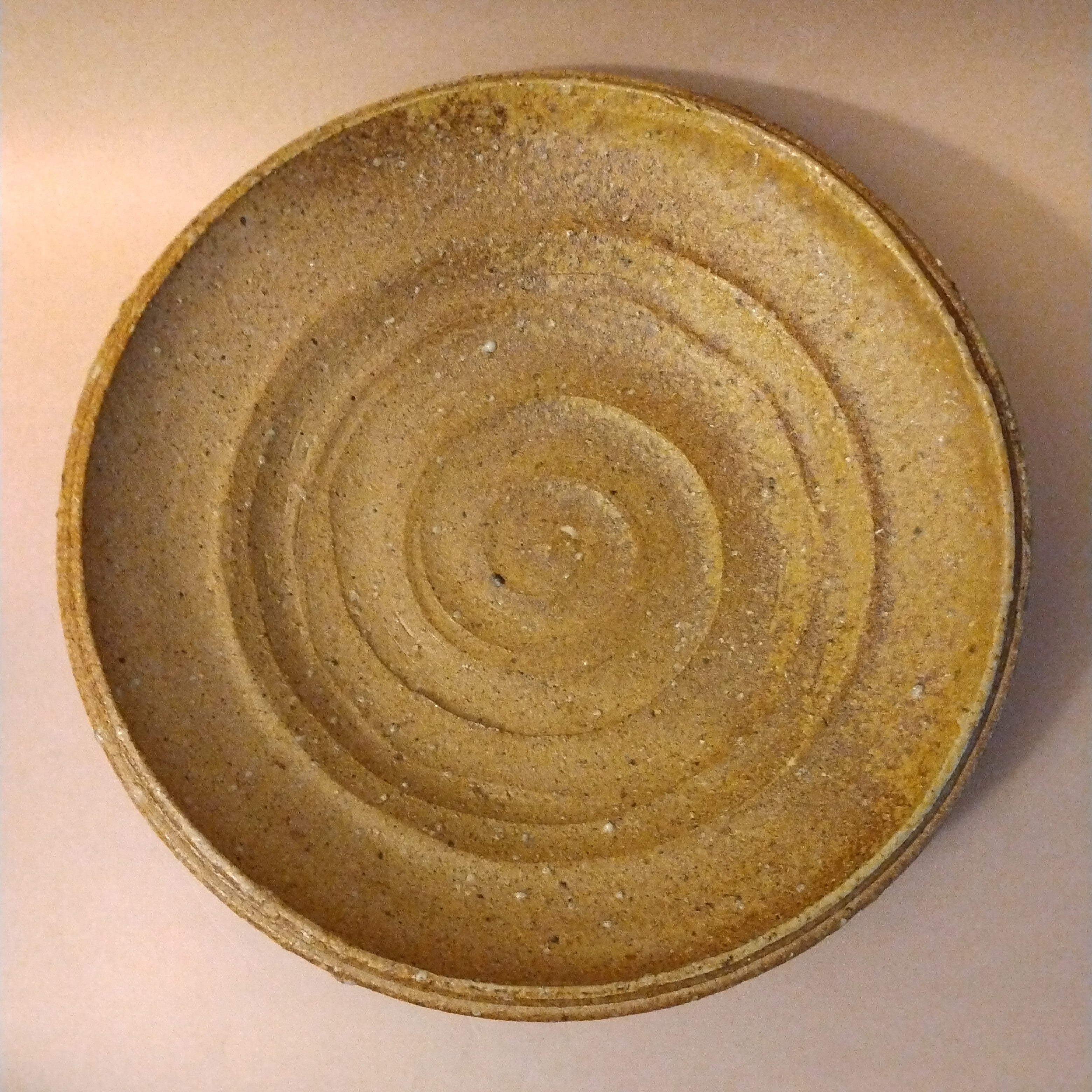 Wood-fired Plate with Ash Glaze, by George Gledhill
