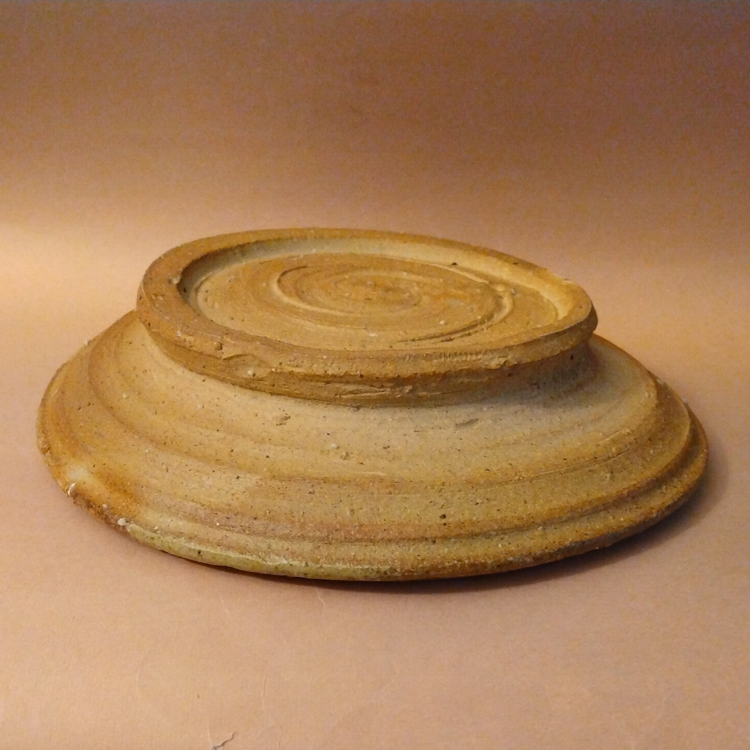 Wood-fired Plate with Ash Glaze, by George Gledhill