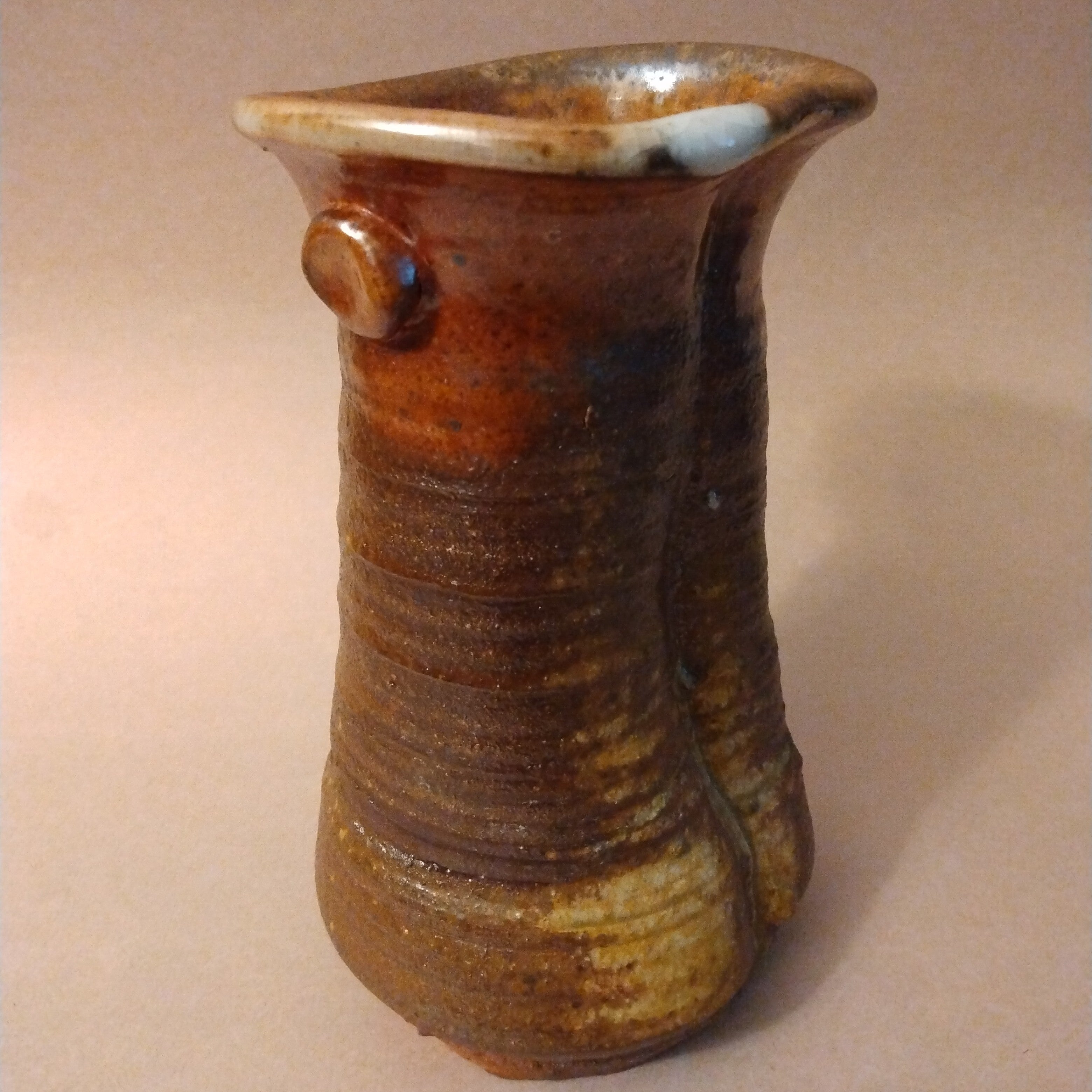 Wood-fired Vase with Ash Glaze, by George Gledhill