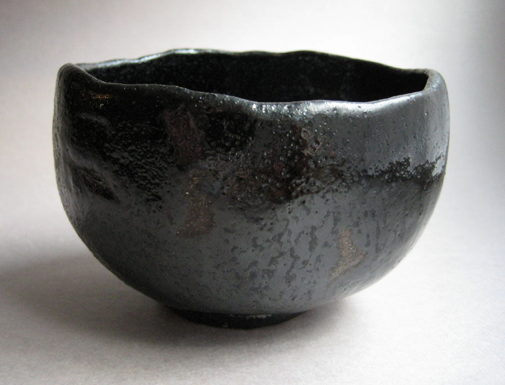 Tea Bowl, Matcha Chawan, Black Raku, George Gledhill