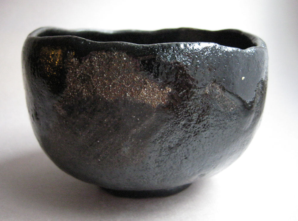 Tea Bowl, Matcha Chawan, Black Raku, George Gledhill