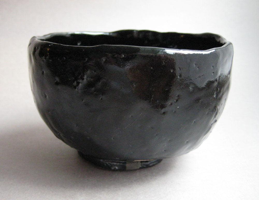 Tea Bowl, Matcha Chawan, Black Raku, George Gledhill