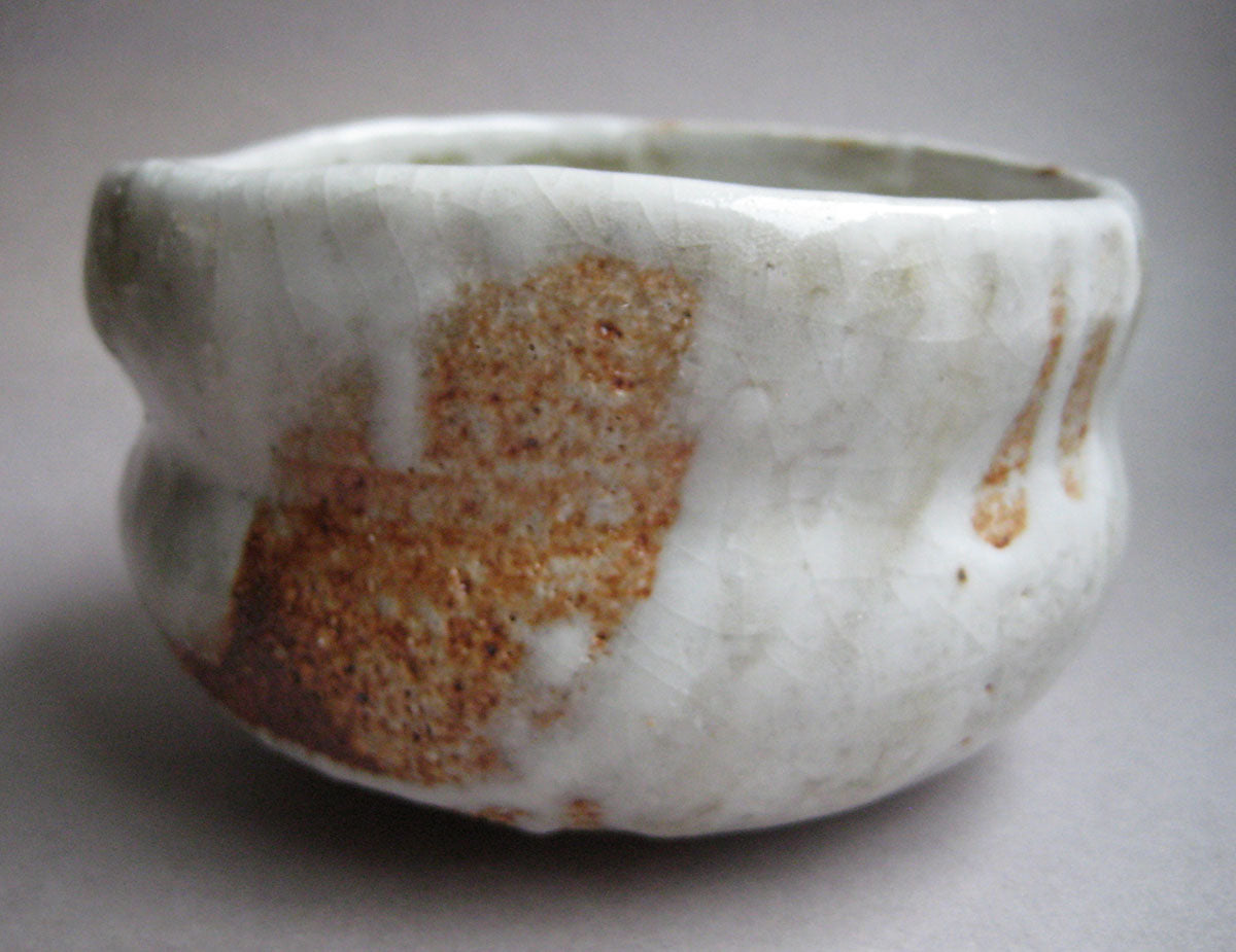 Shino Glaze Tea Bowl, Matcha Chawan by George Gledhill