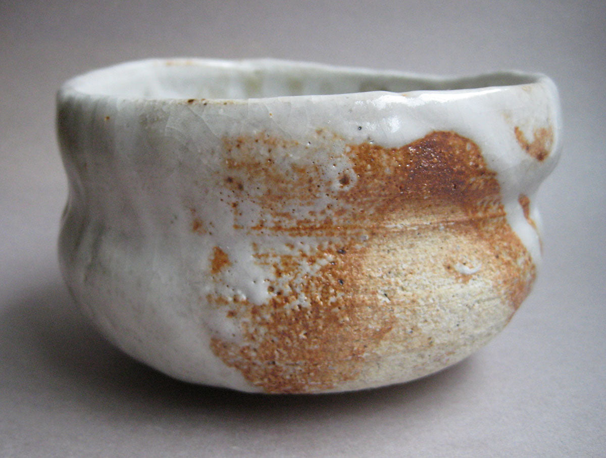Shino Glaze Tea Bowl, Matcha Chawan by George Gledhill