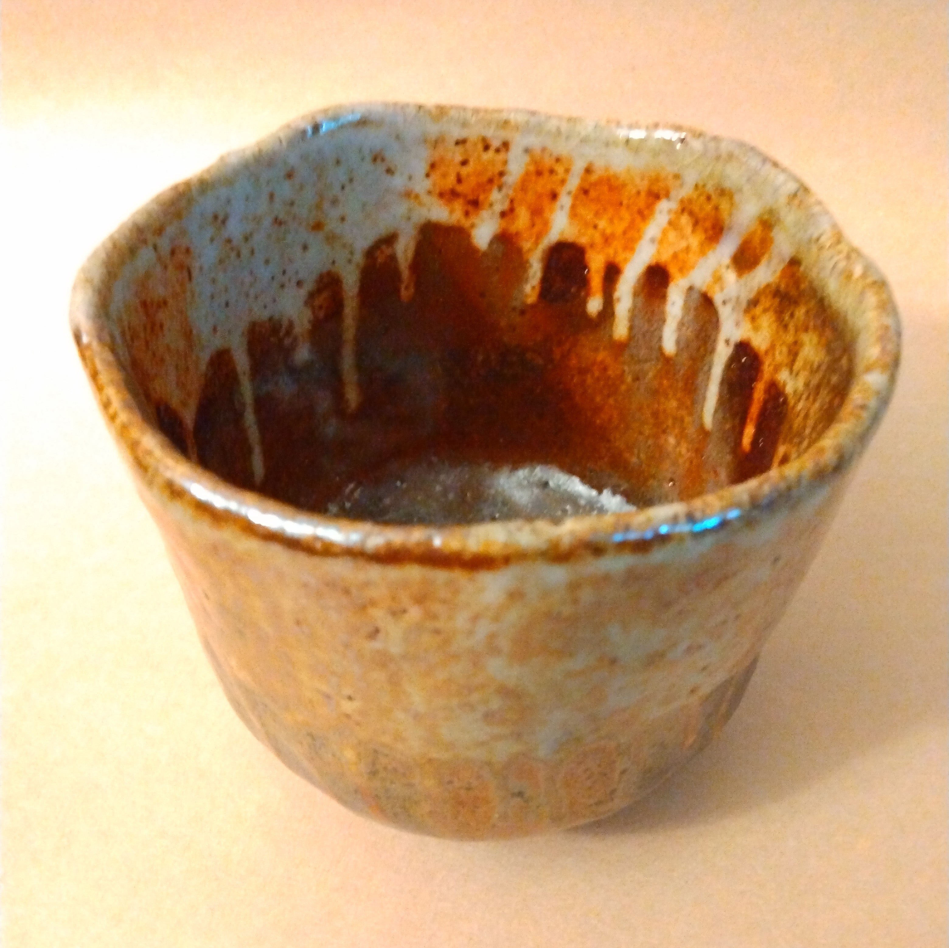Tsutsu-gata (Cylinder-shaped) Tea Bowl, Matcha Chawan, by George Gledhill
