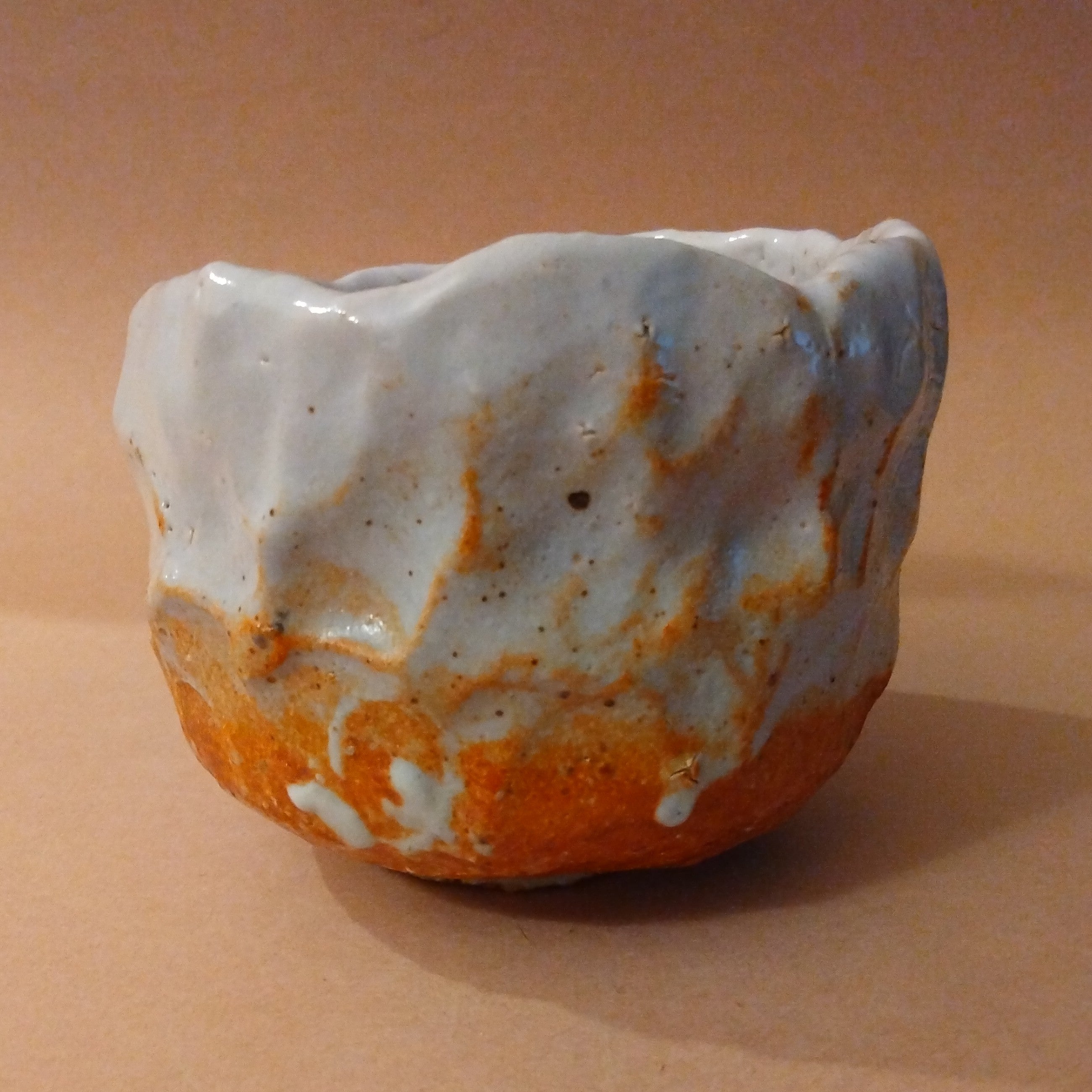 Shino Glaze Tea Bowl, Matcha Chawan by George Gledhill