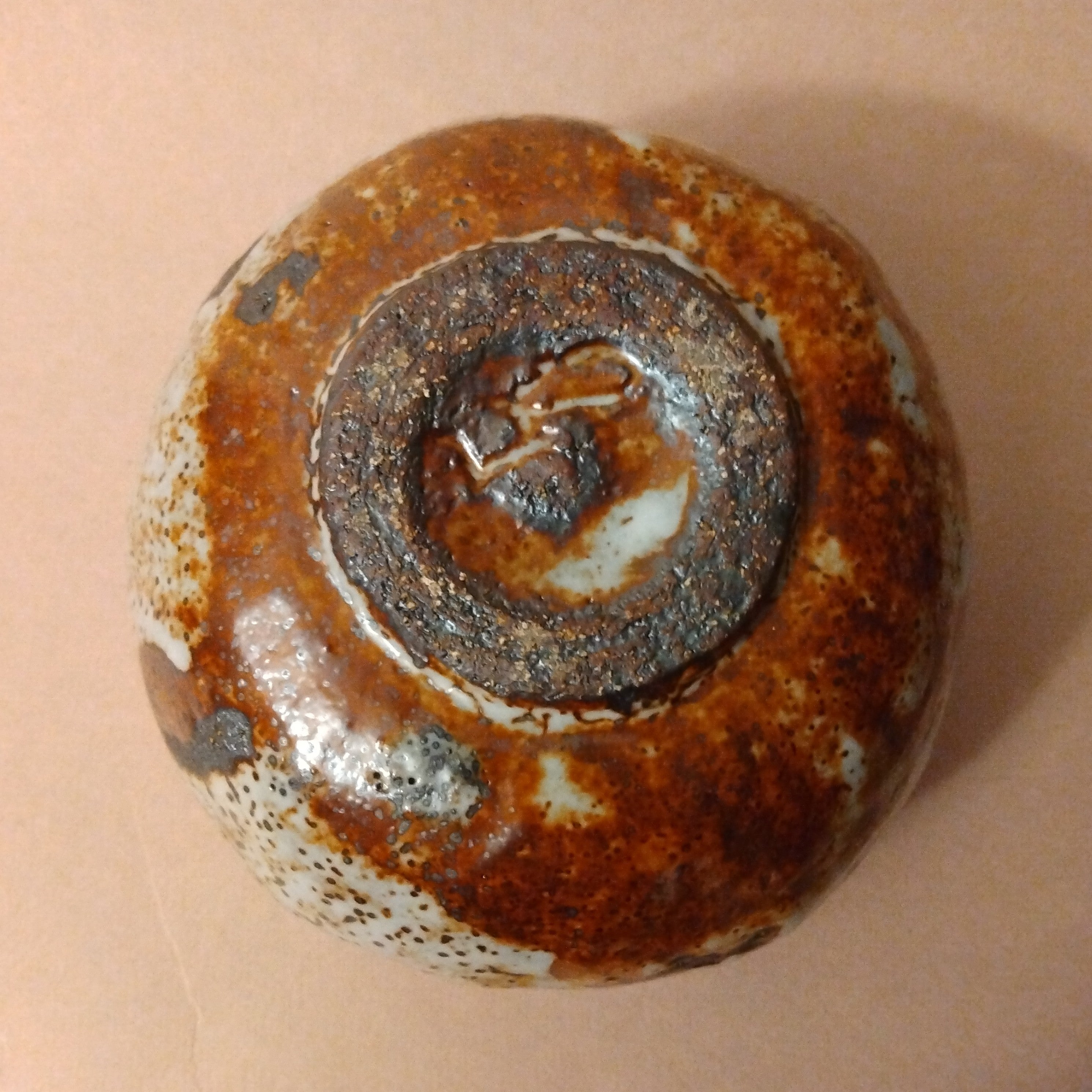 Shino Glaze Tea Bowl, Matcha Chawan by George Gledhill
