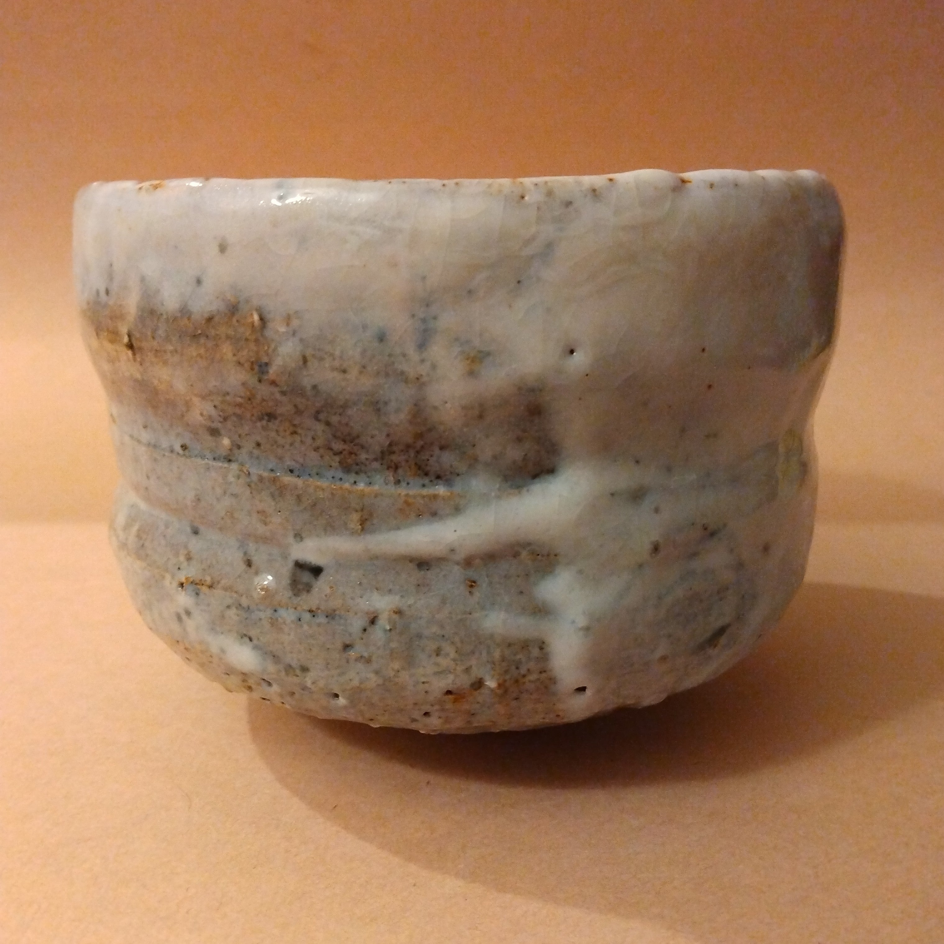 Shino Glaze Tea Bowl, Matcha Chawan by George Gledhill