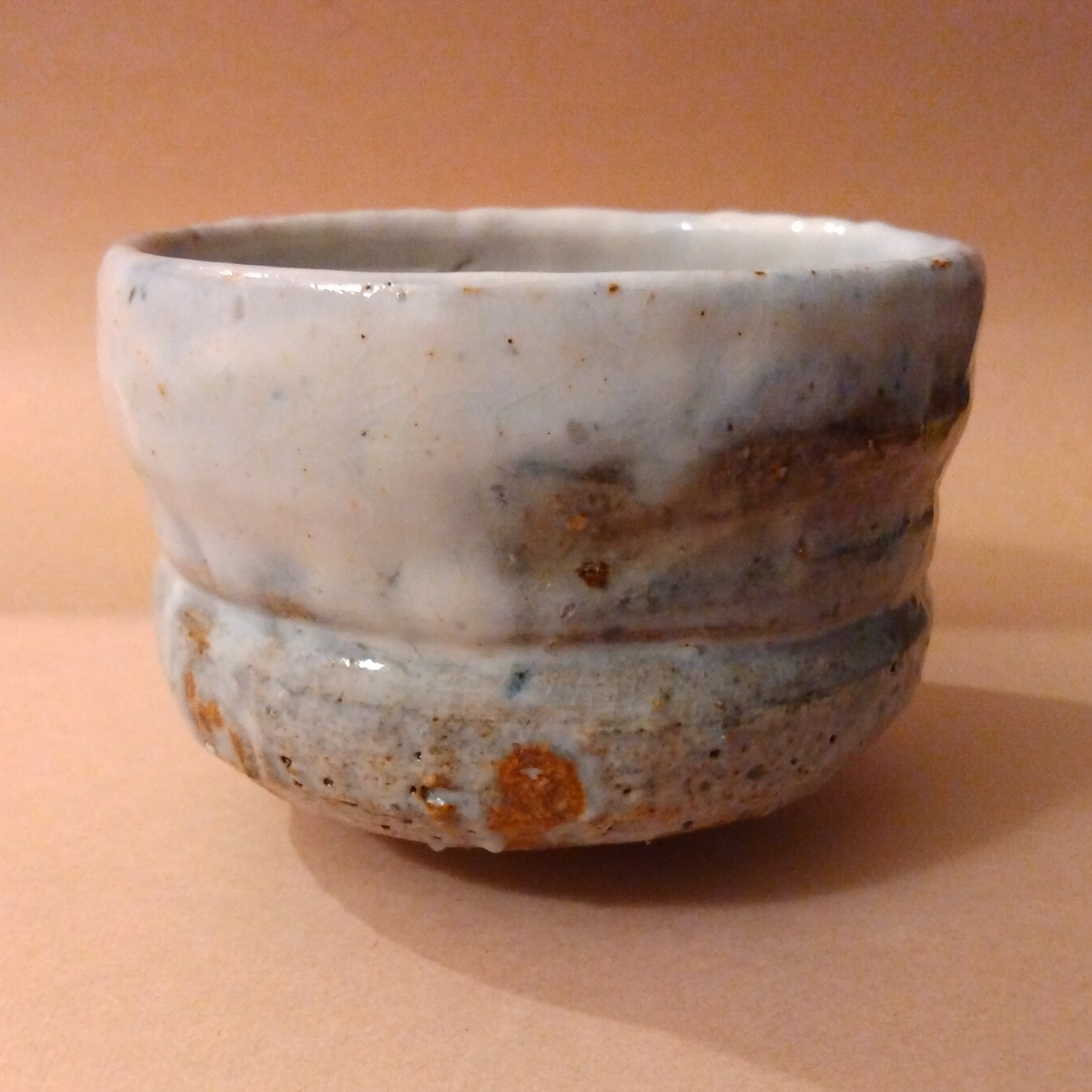 Shino Glaze Tea Bowl, Matcha Chawan by George Gledhill