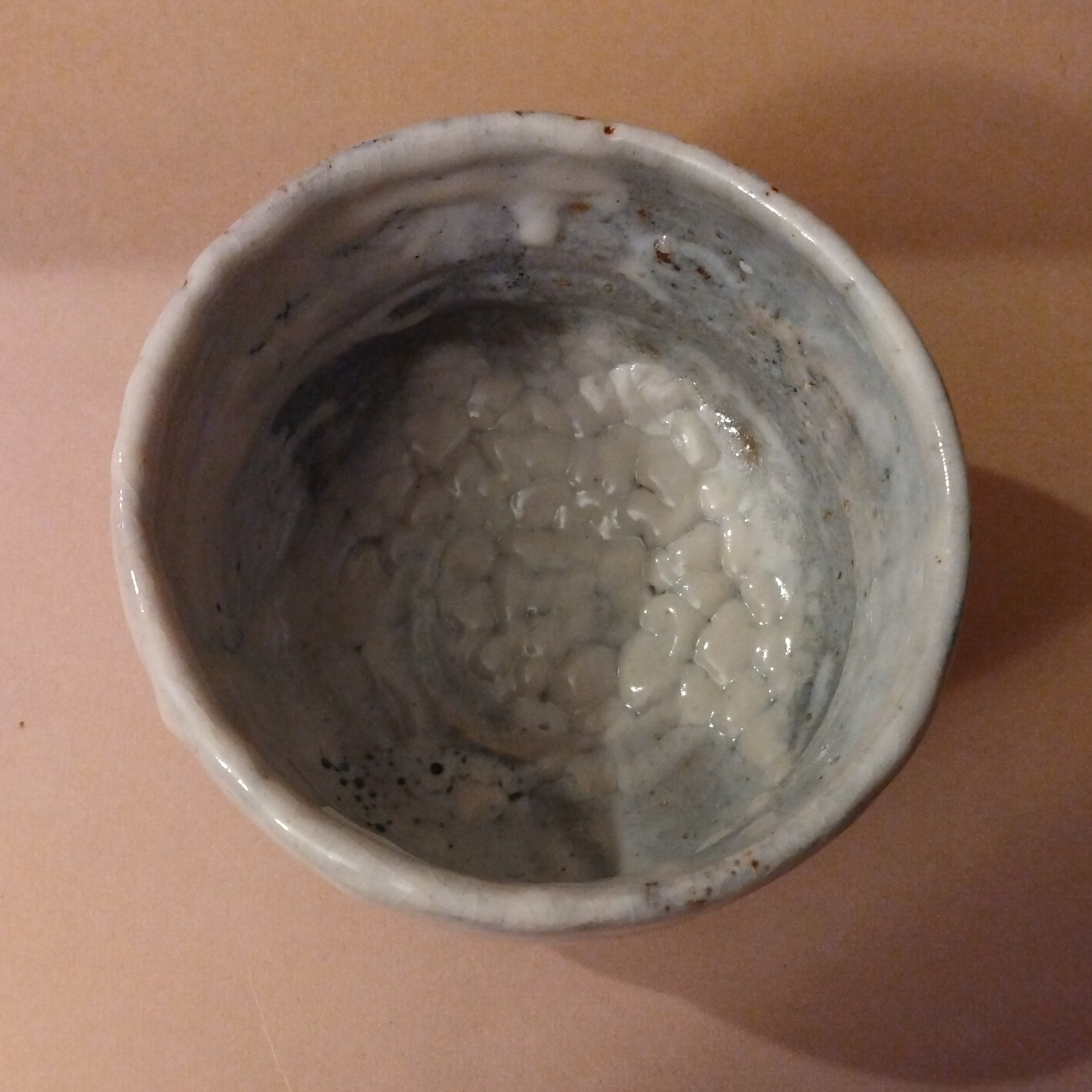 Shino Glaze Tea Bowl, Matcha Chawan by George Gledhill