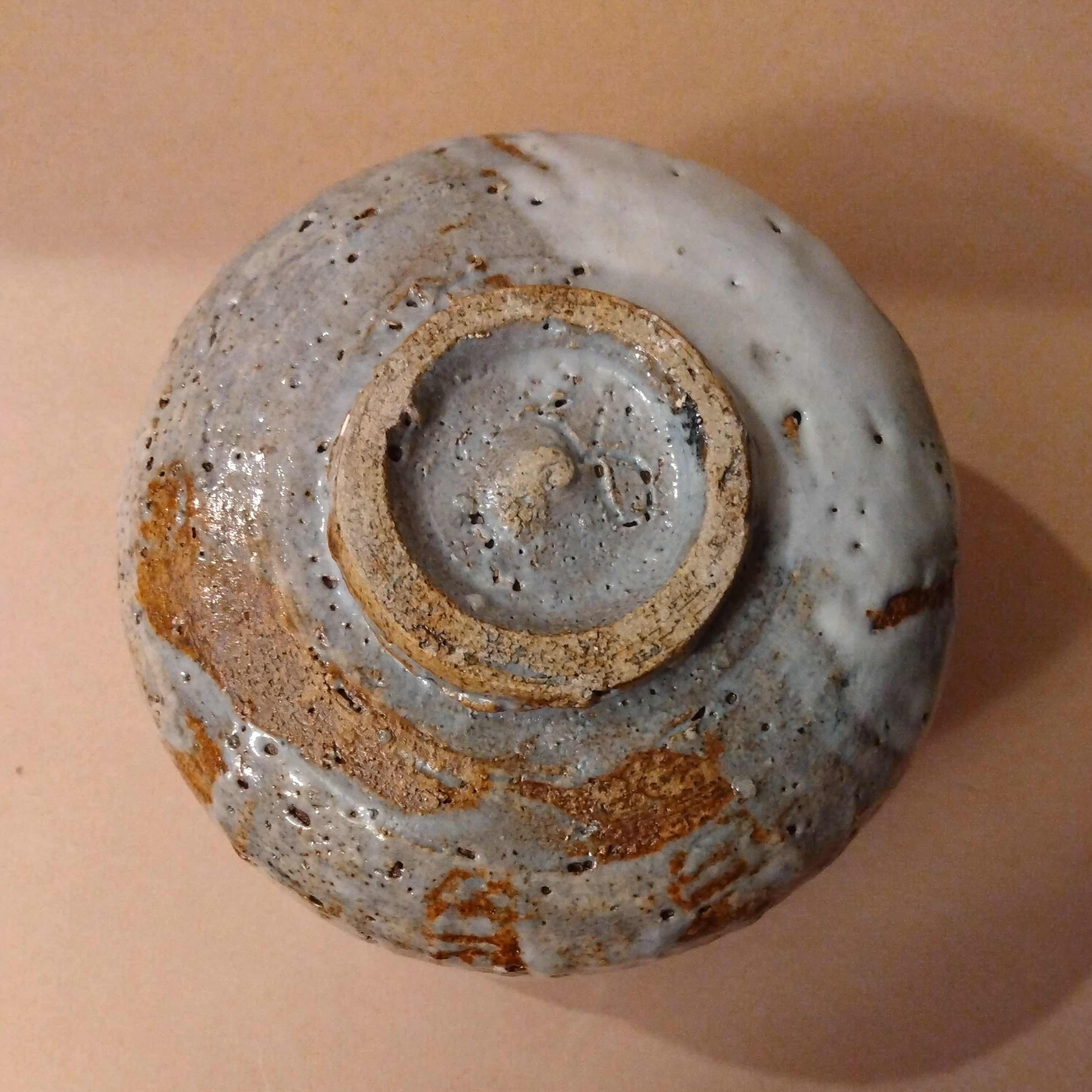 Shino Glaze Tea Bowl, Matcha Chawan by George Gledhill