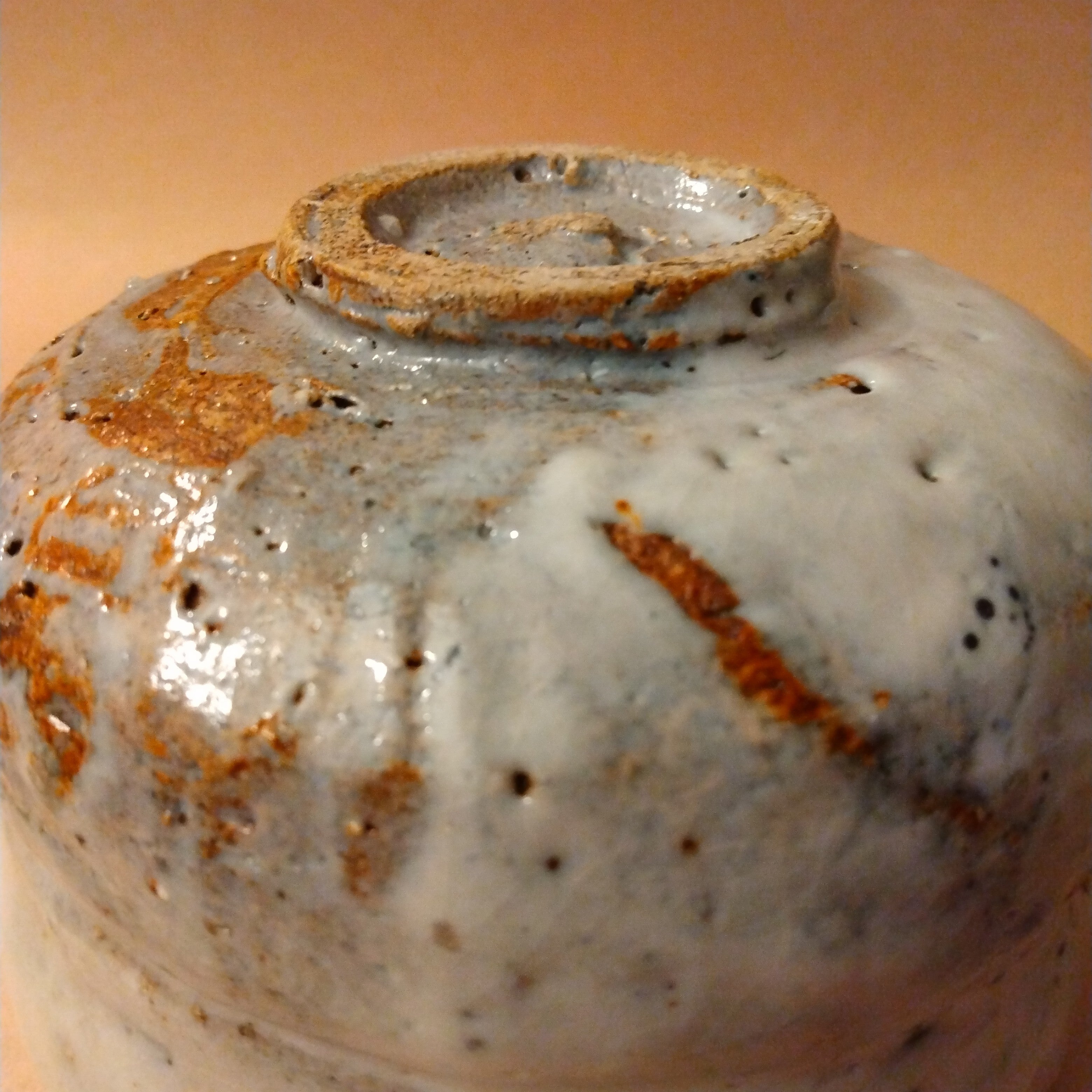 Shino Glaze Tea Bowl, Matcha Chawan by George Gledhill