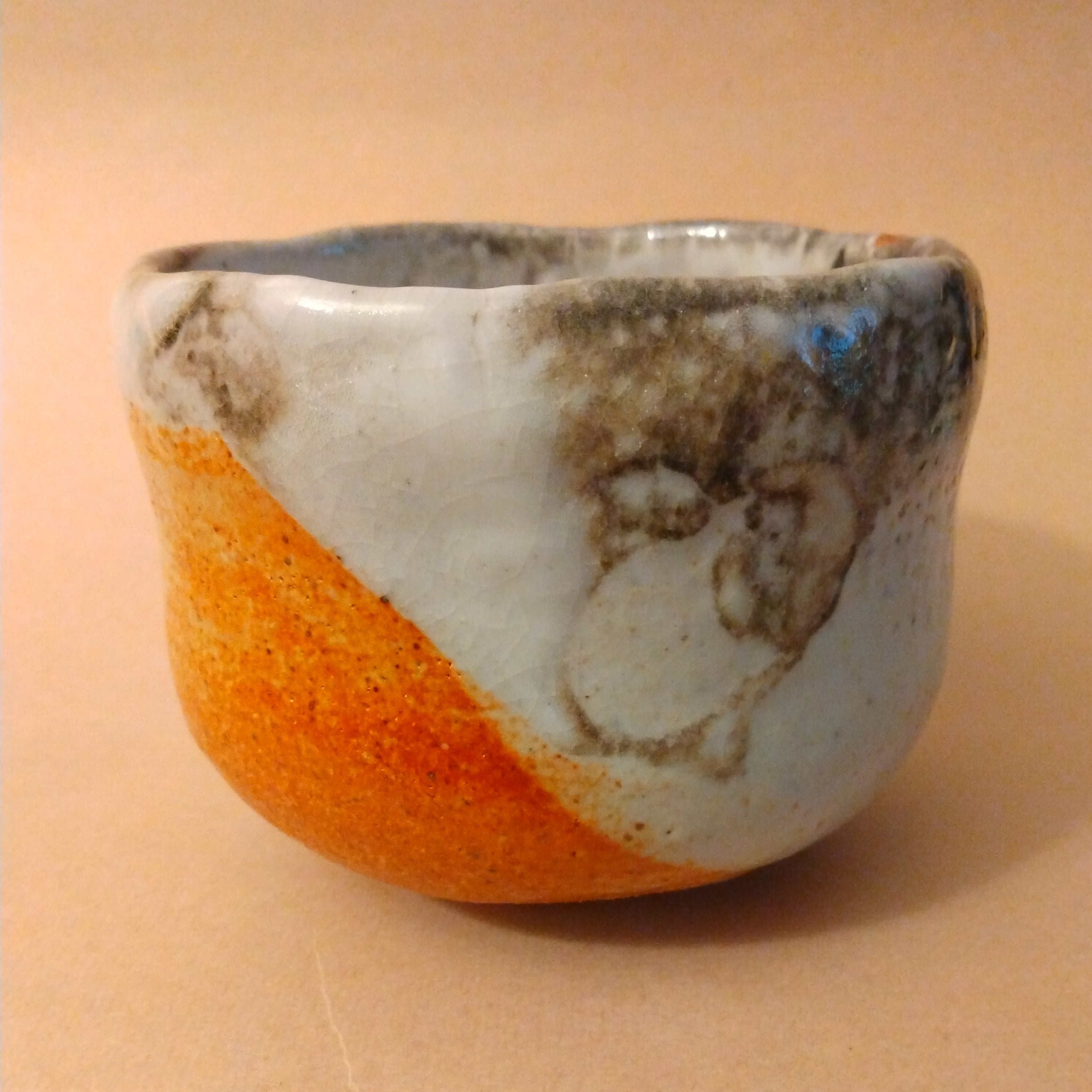 Shino Glaze Tea Bowl, Matcha Chawan by George Gledhill