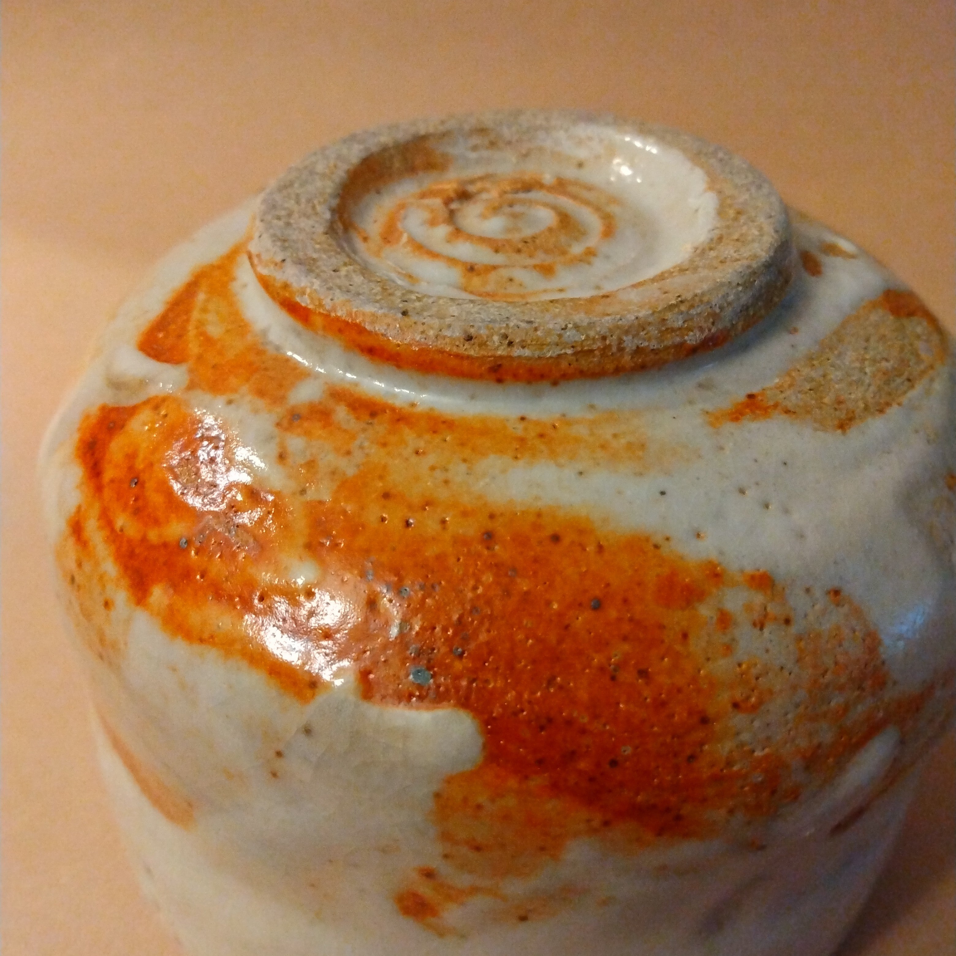 Shino Glaze Tea Bowl, Matcha Chawan by George Gledhill