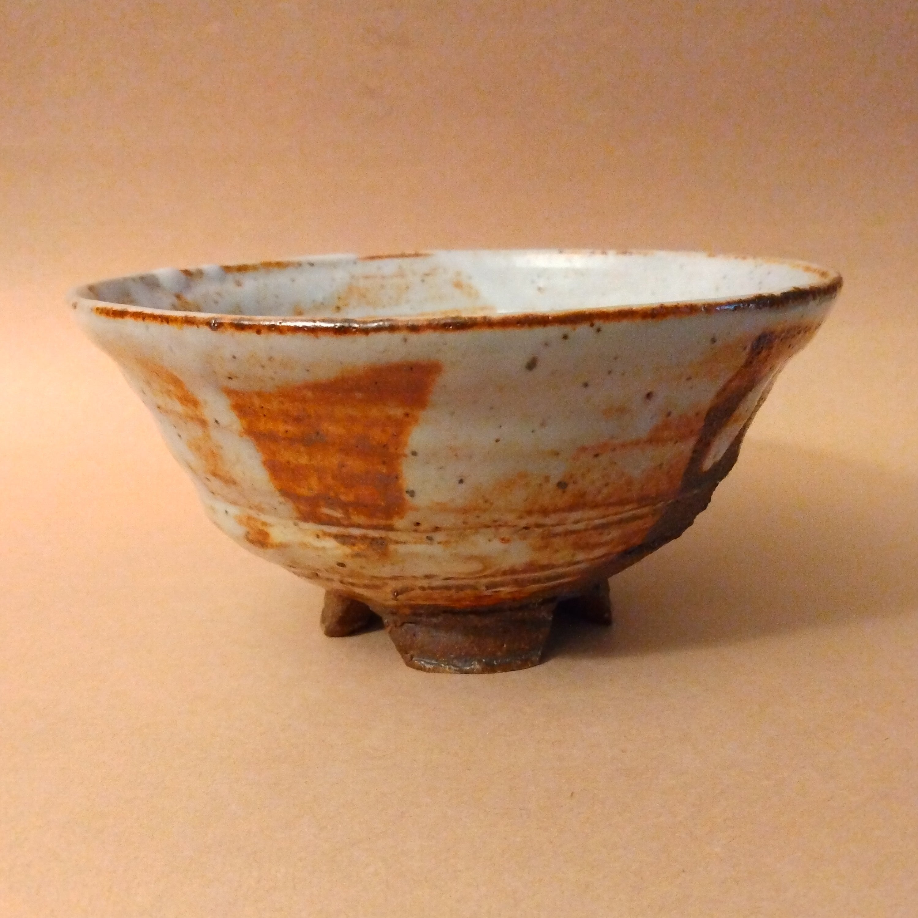 Wood-fired Shino Glaze Bowl, by George Gledhill