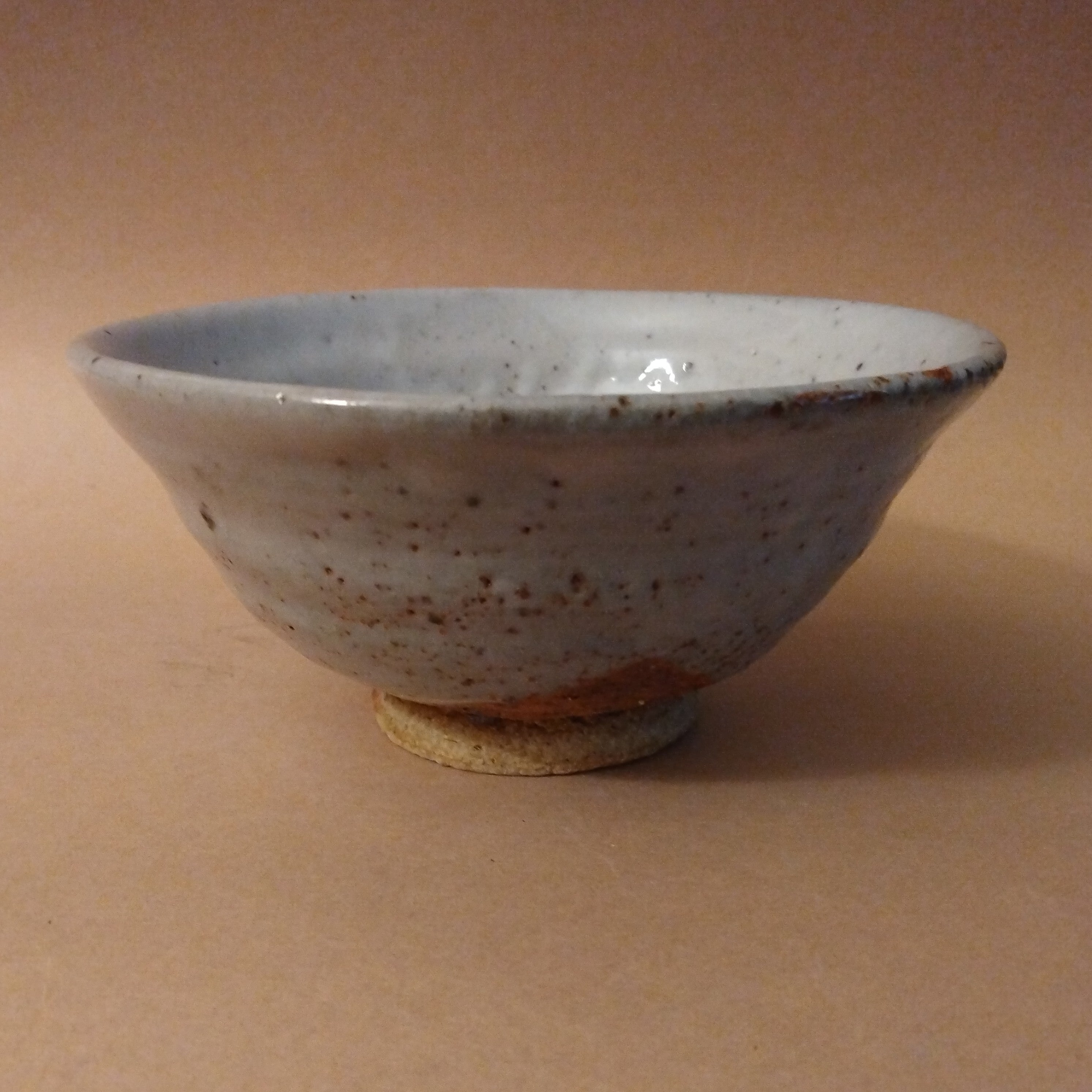 Shino Glaze Tea Bowl, Matcha Chawan by George Gledhill