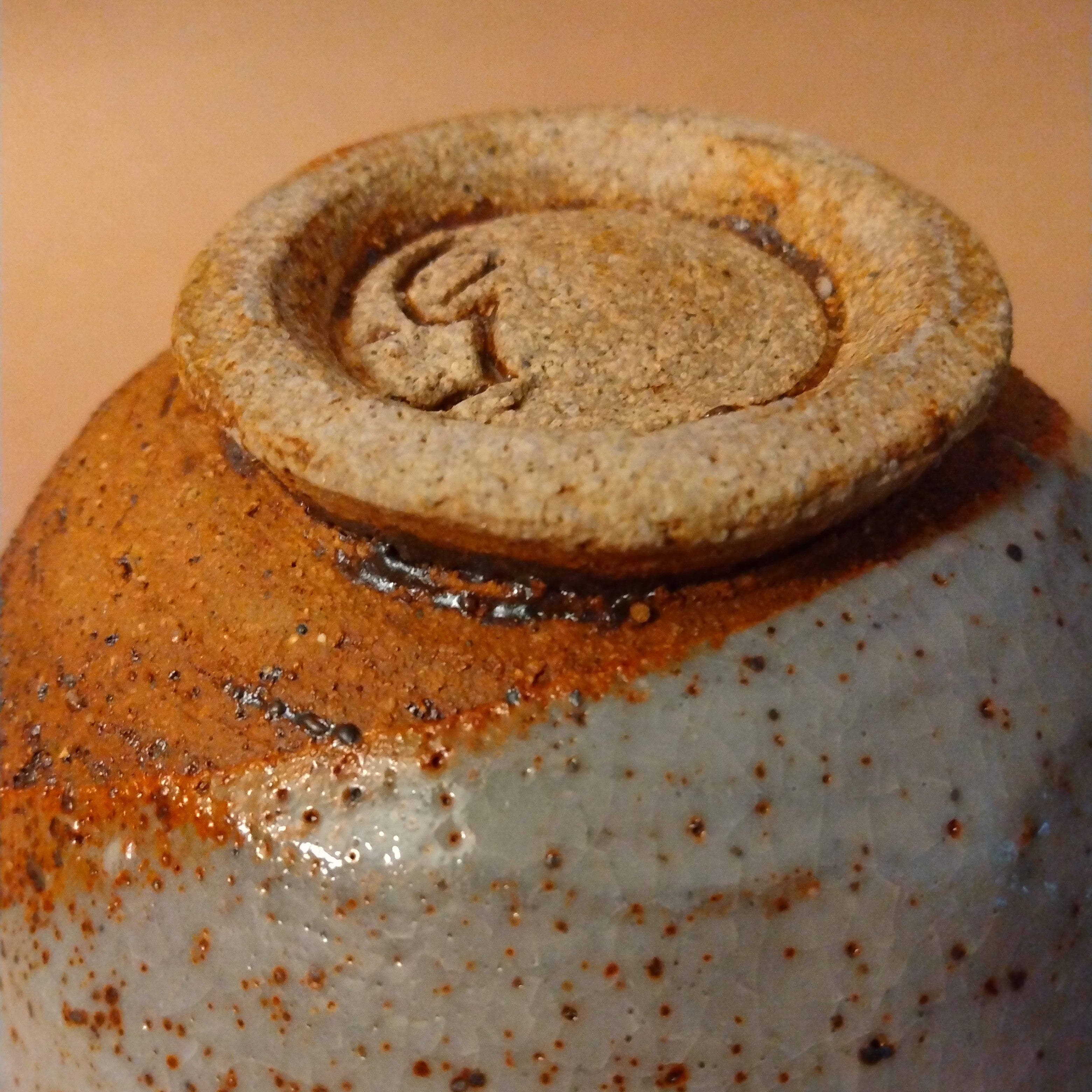 Shino Glaze Tea Bowl, Matcha Chawan by George Gledhill