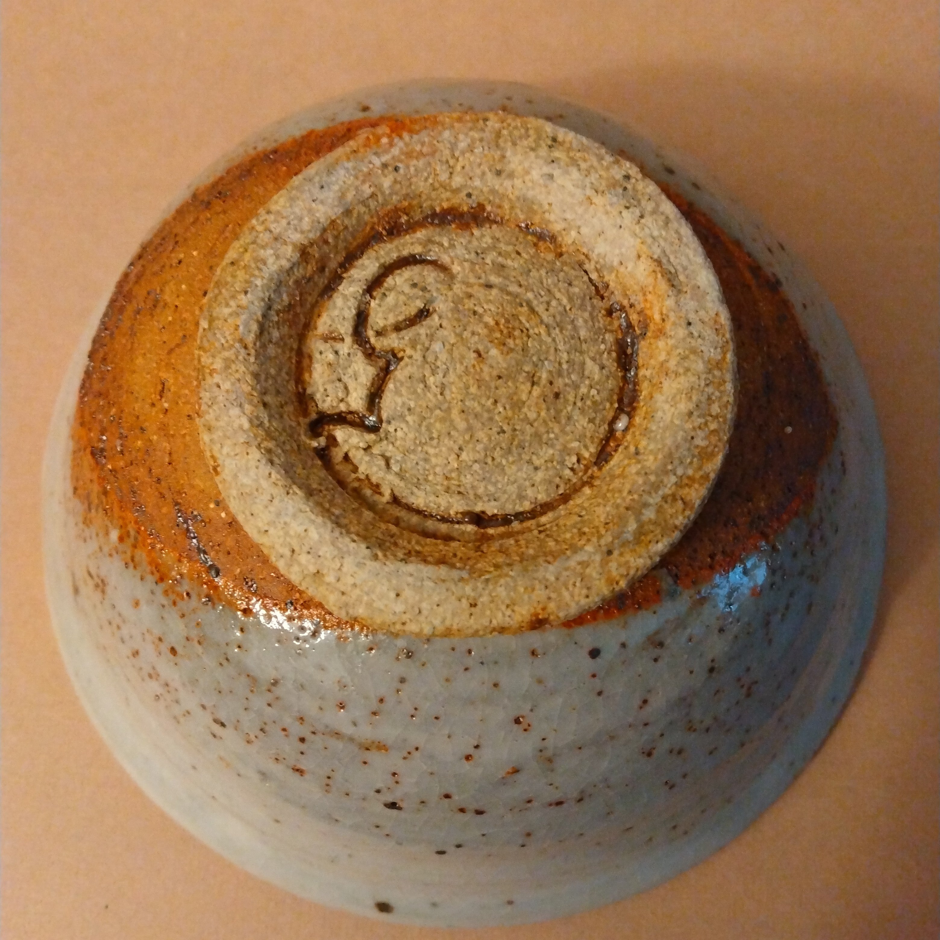 Shino Glaze Tea Bowl, Matcha Chawan by George Gledhill