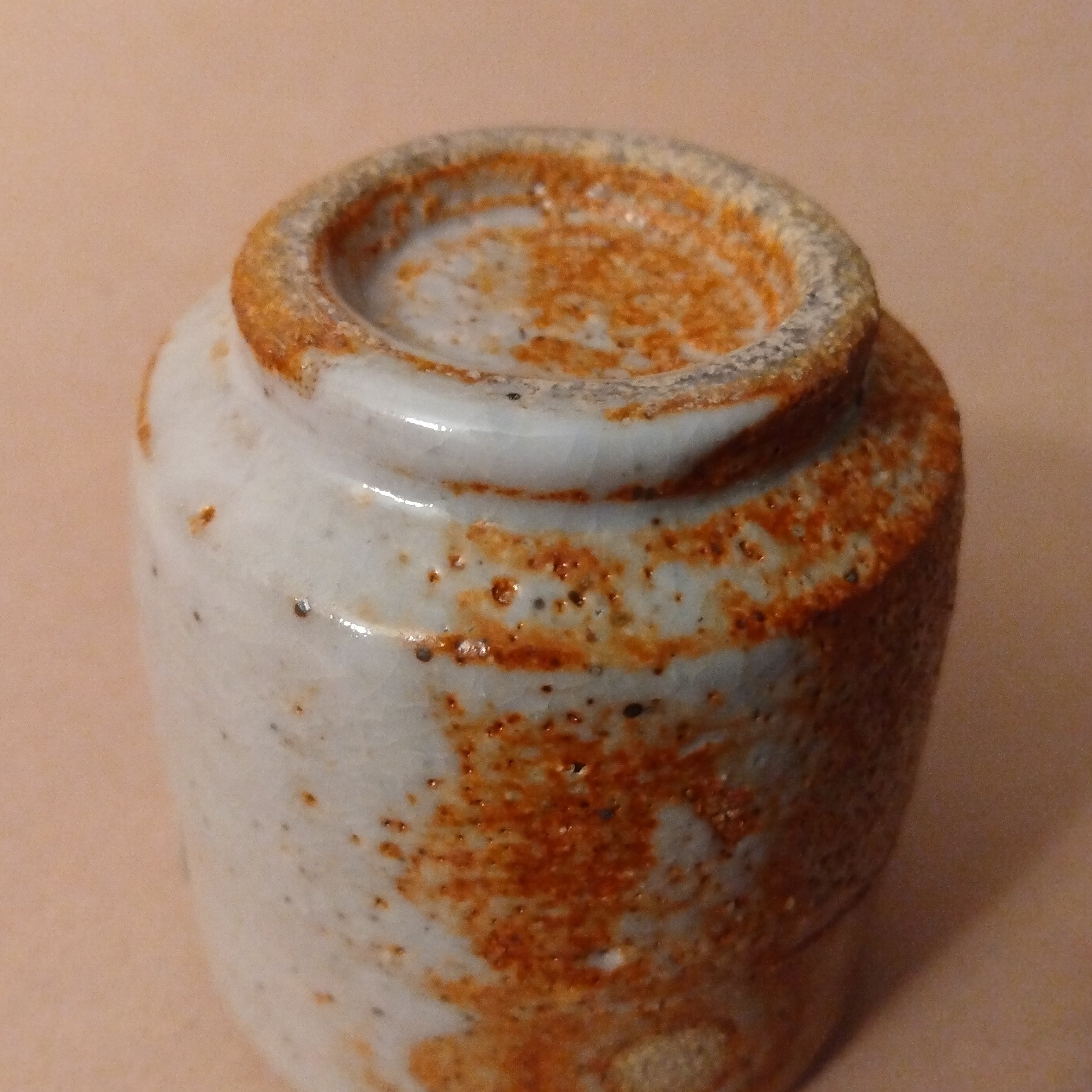 Shino Glaze Tea Cups (5), Yunomi, by George Gledhill