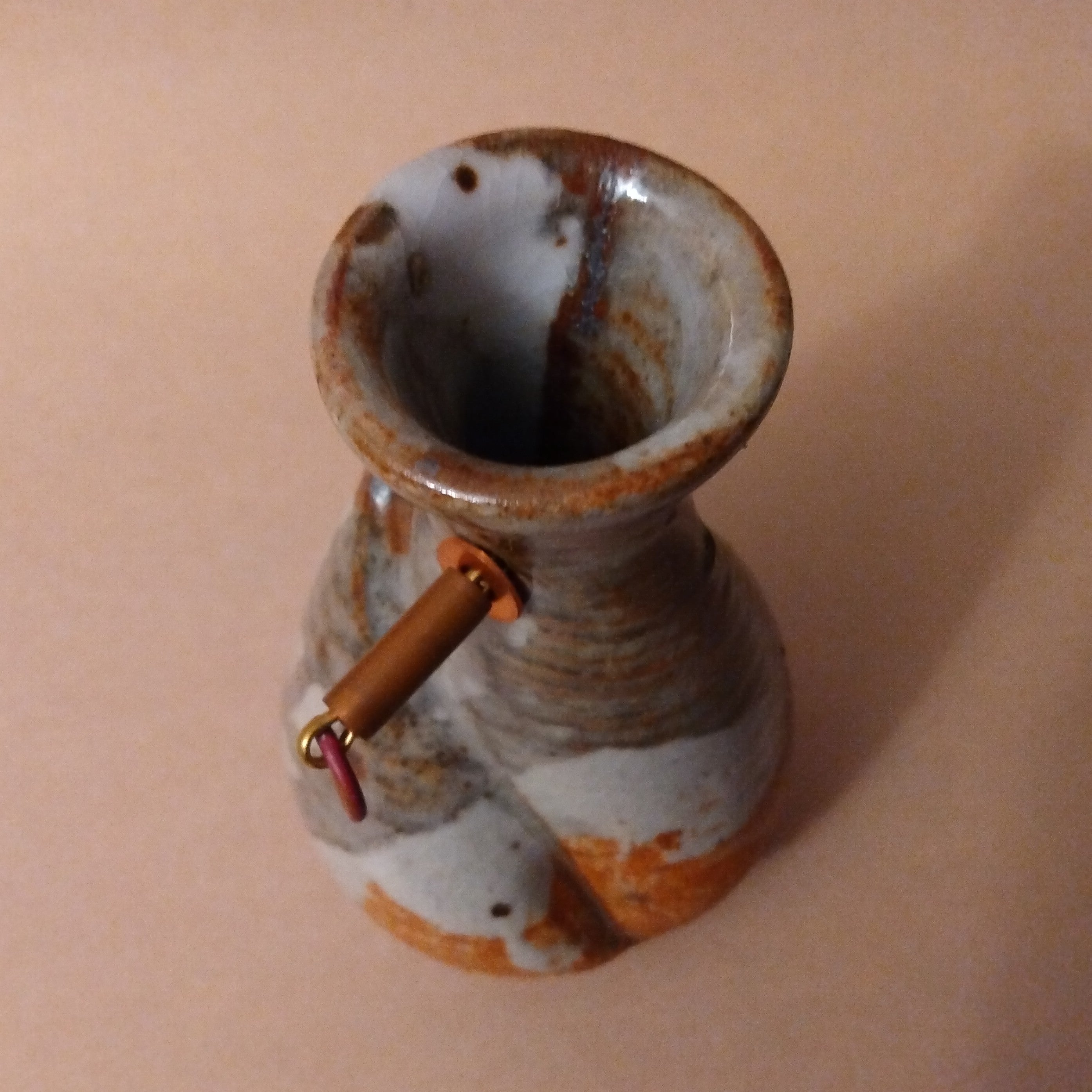Shino Glaze Vase, by George Gledhill