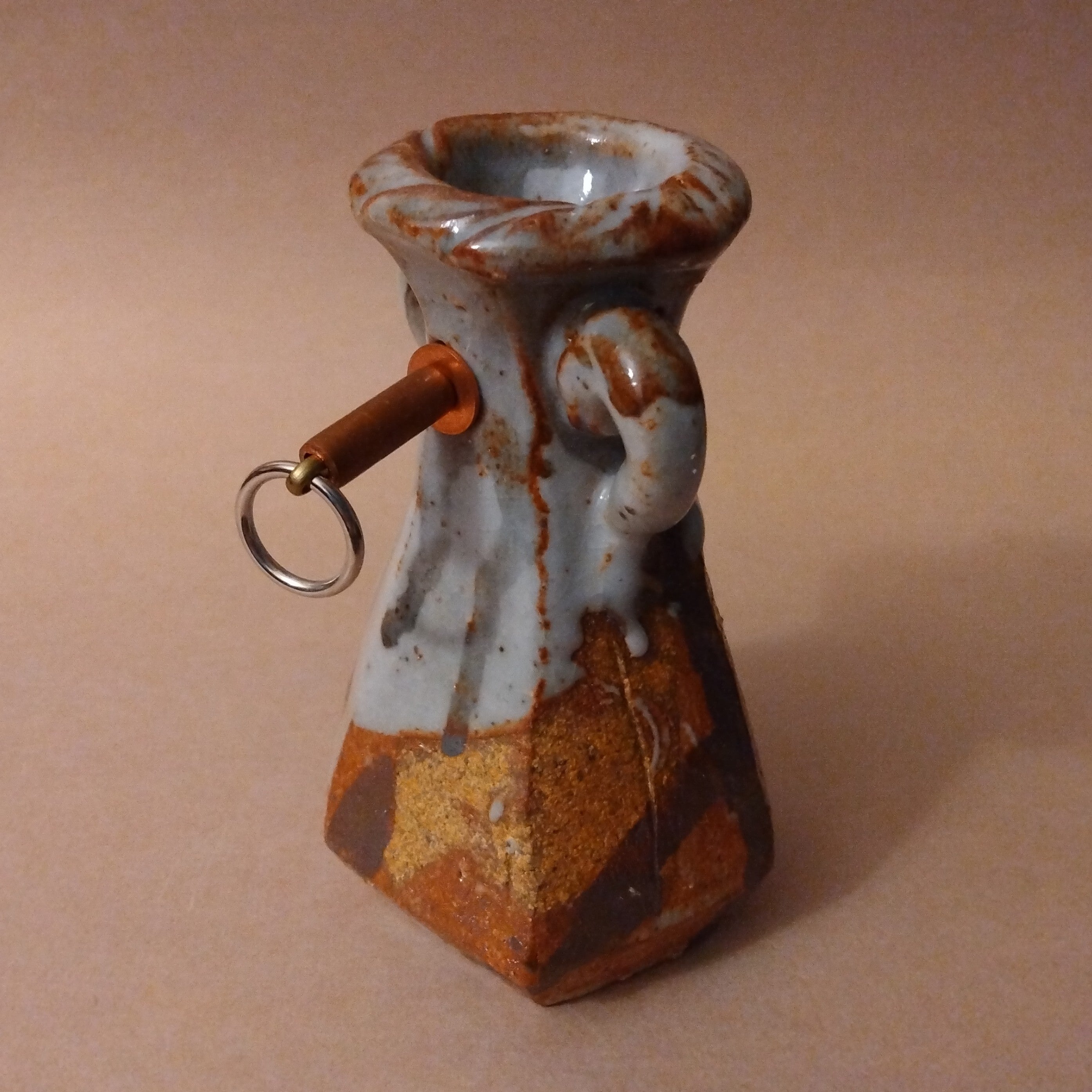 Shino Glaze Vase, by George Gledhill