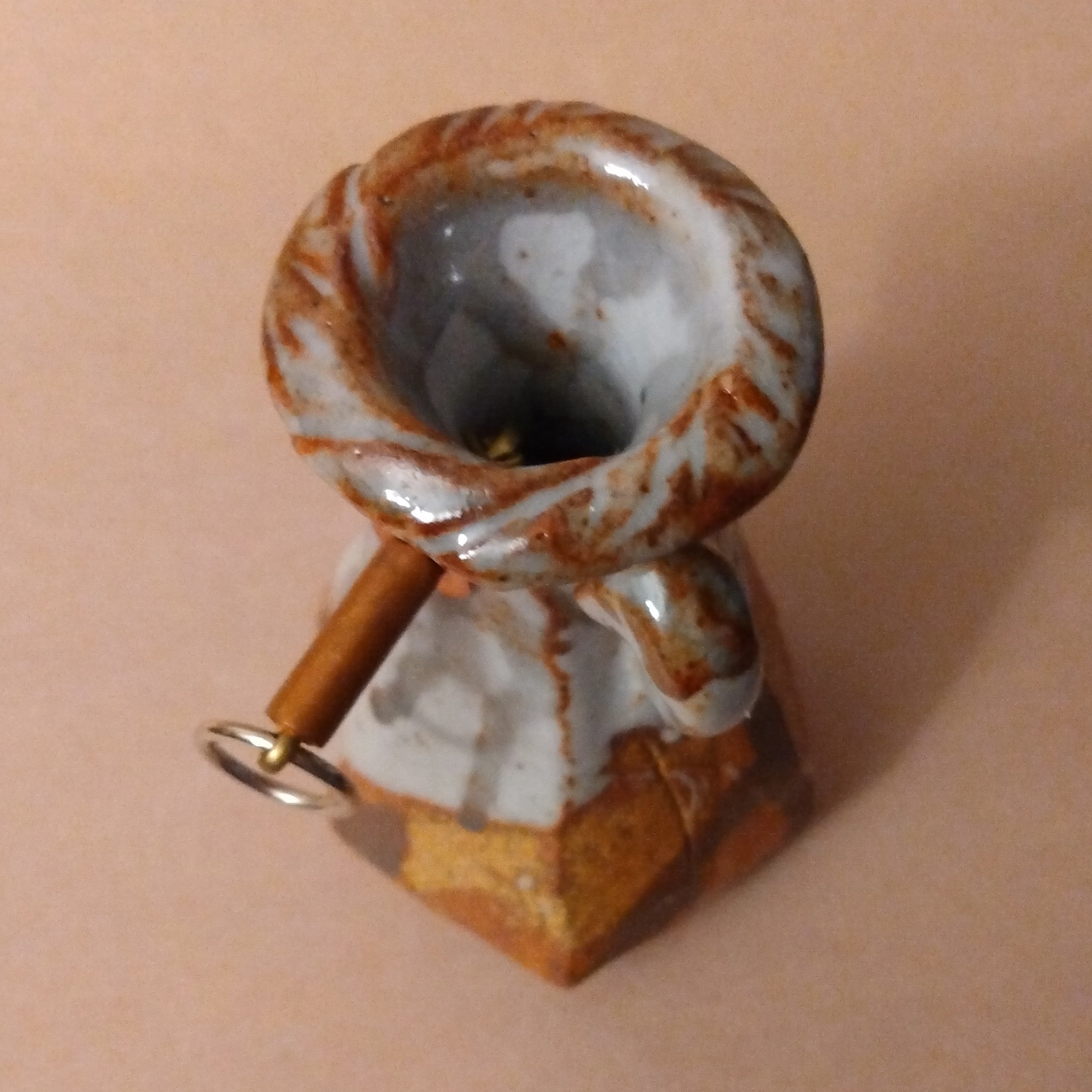 Shino Glaze Vase, by George Gledhill