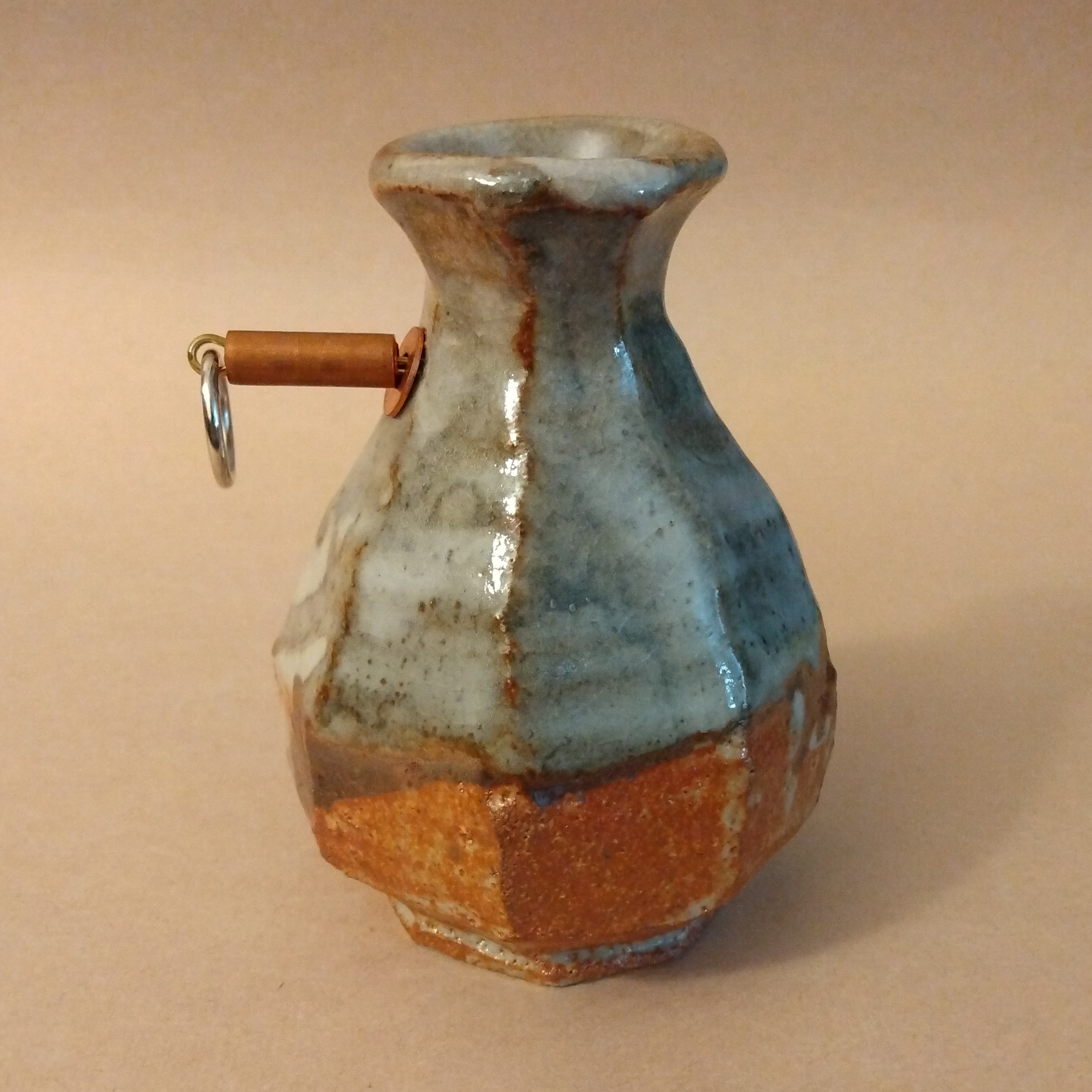 Shino Glaze Vase, by George Gledhill