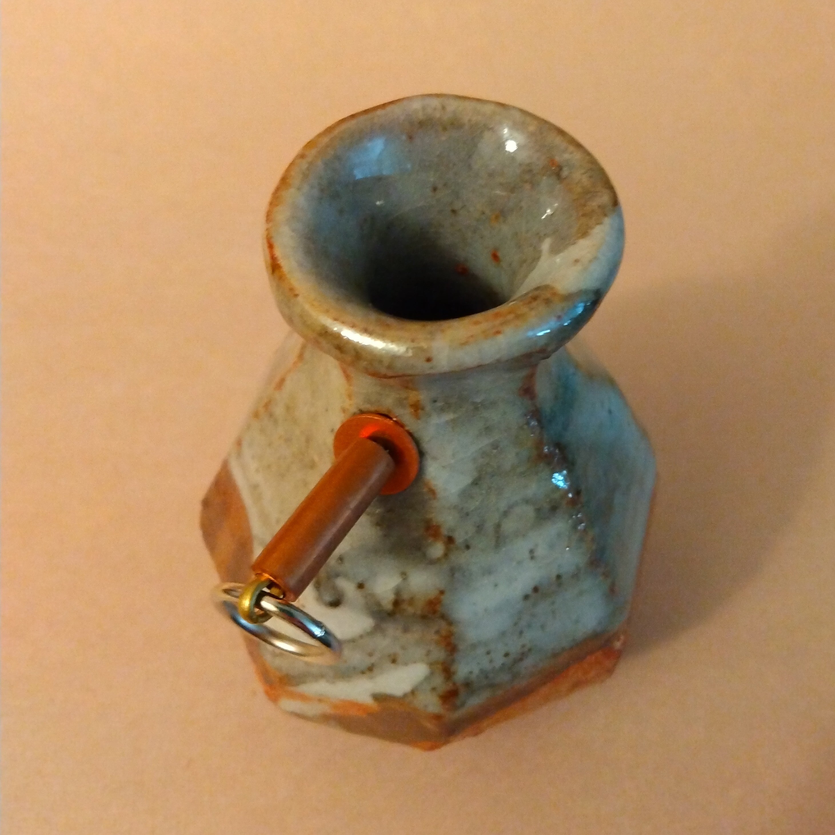 Shino Glaze Vase, by George Gledhill