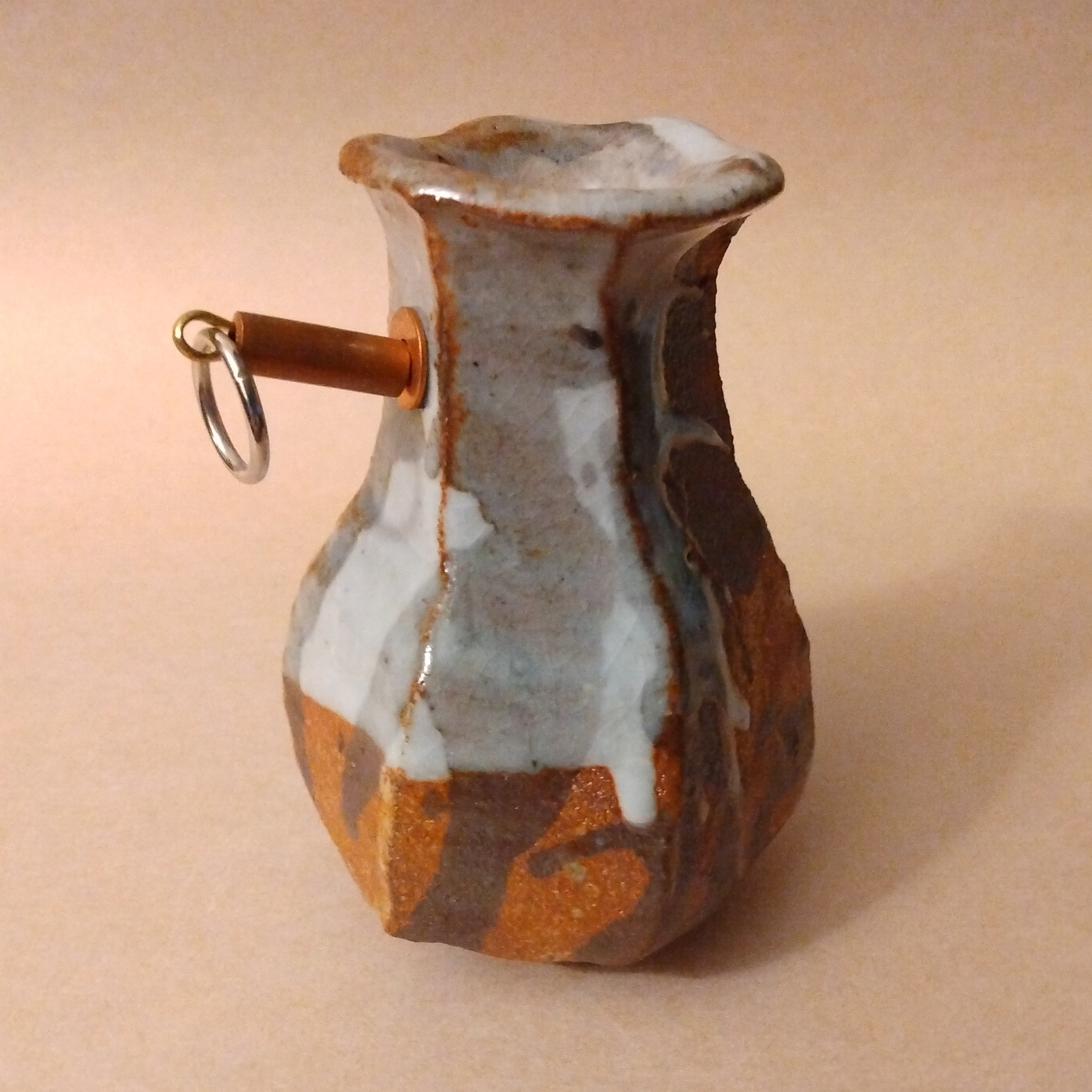 Shino Glaze Vase, by George Gledhill