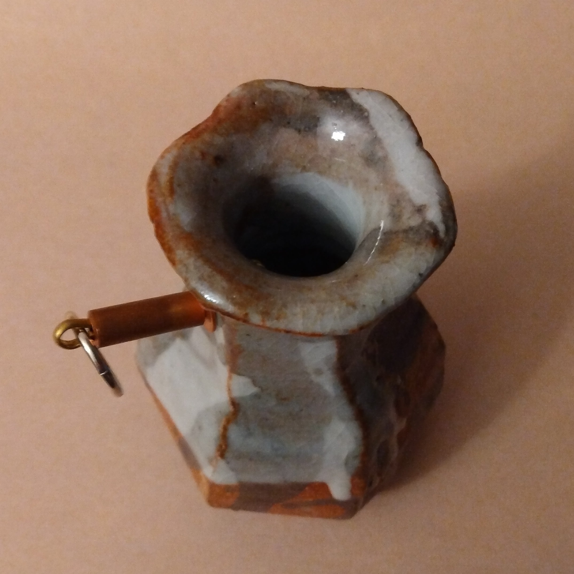 Shino Glaze Vase, by George Gledhill