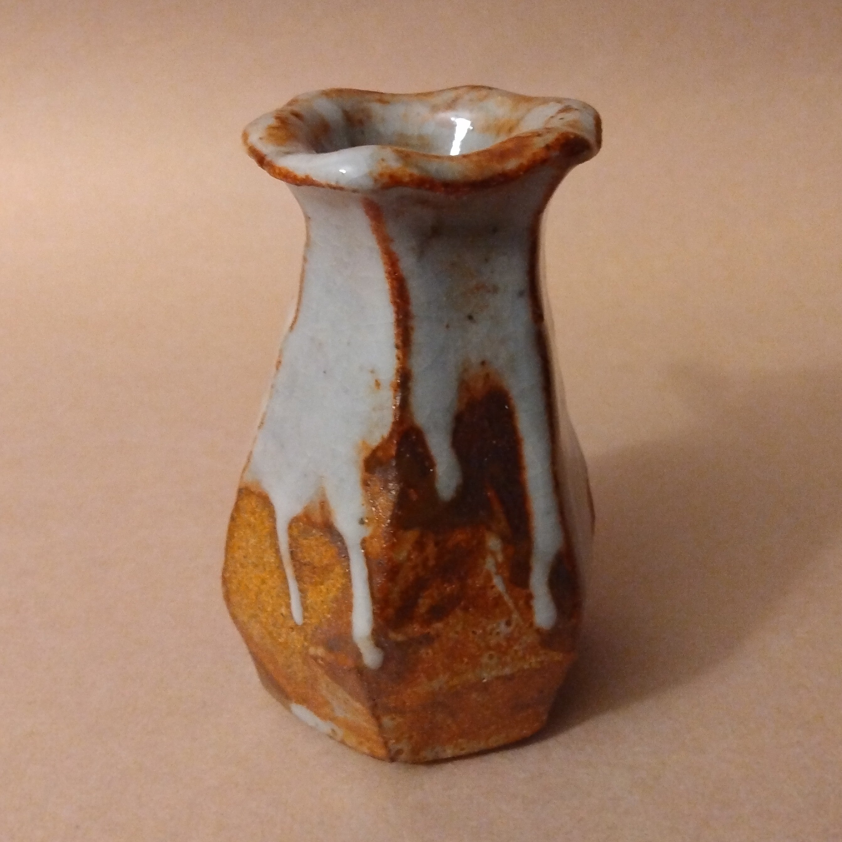 Shino Glaze Vase, by George Gledhill