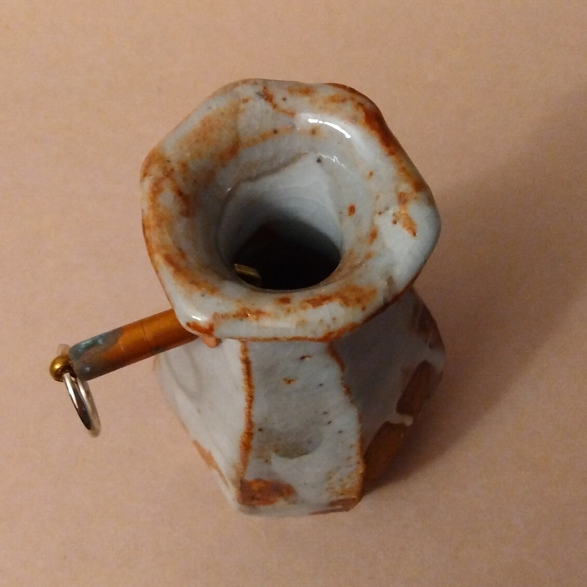 Shino Glaze Vase, by George Gledhill