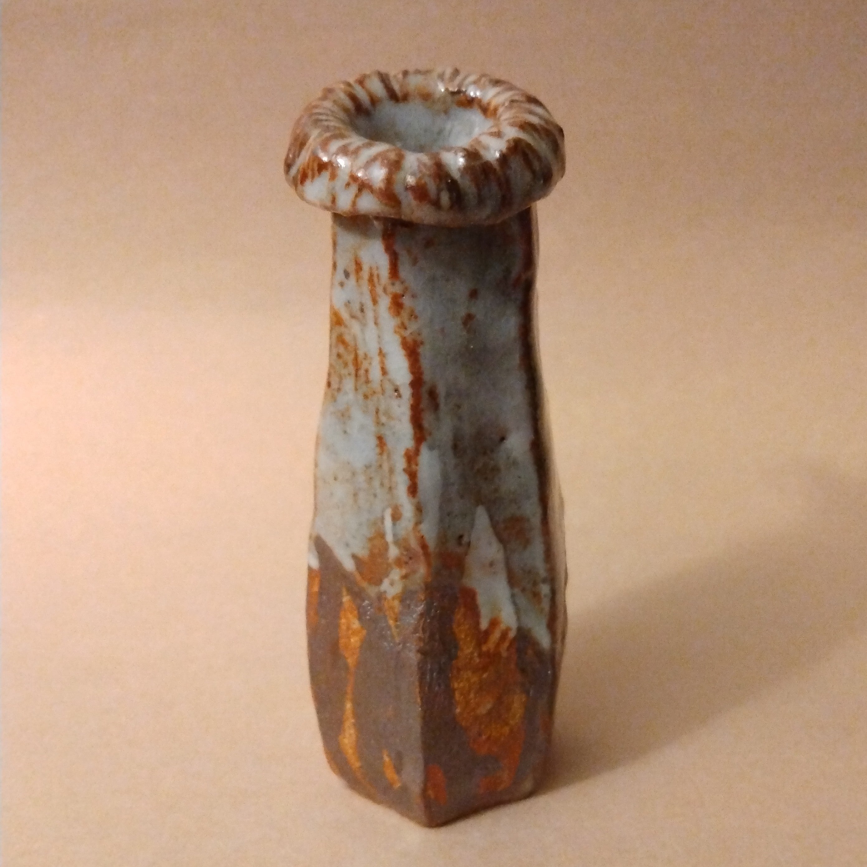 Shino Glaze Vase, by George Gledhill