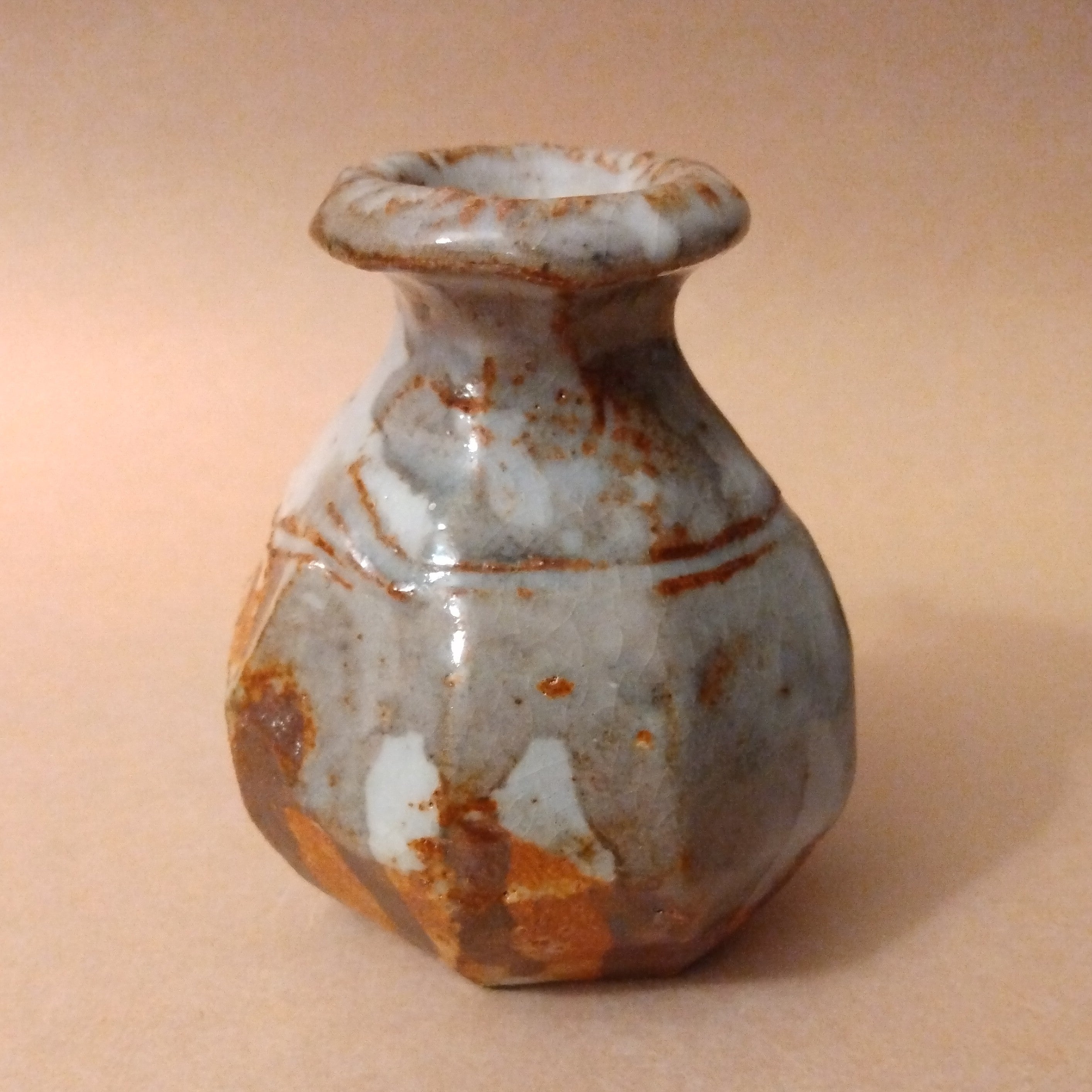 Shino Glaze Vase, by George Gledhill