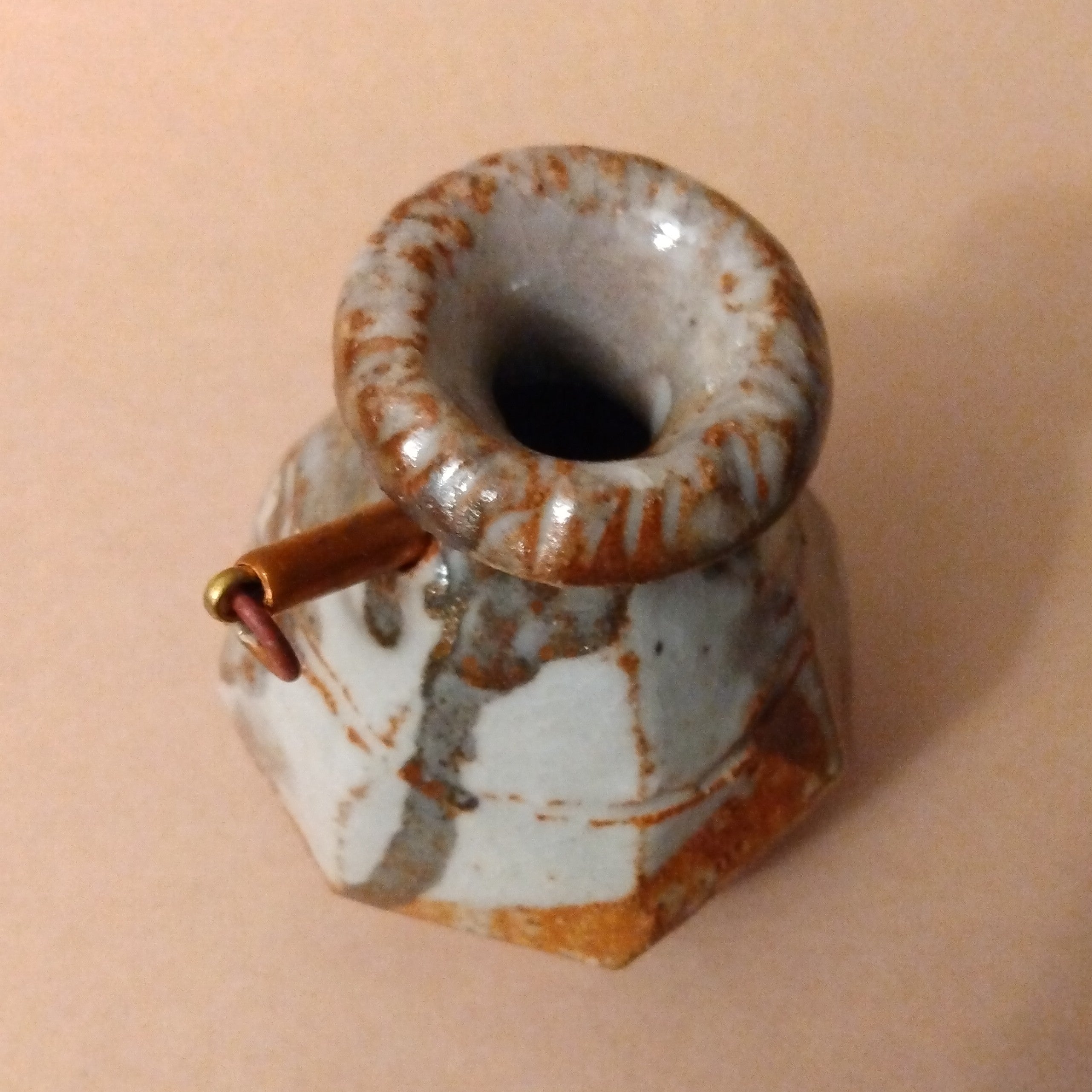 Shino Glaze Vase, by George Gledhill