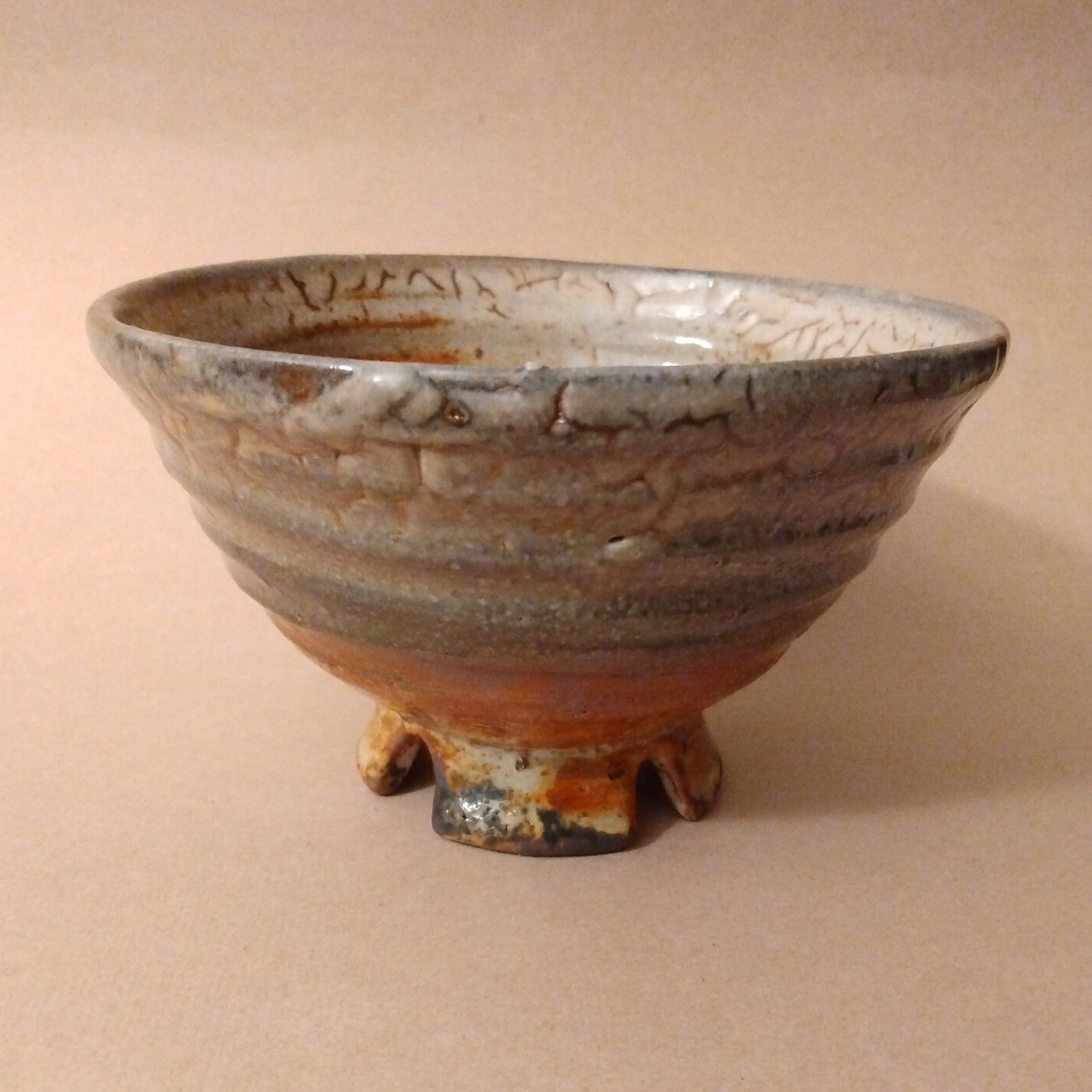 Shino Glaze Tea Bowl, Matcha Chawan by George Gledhill