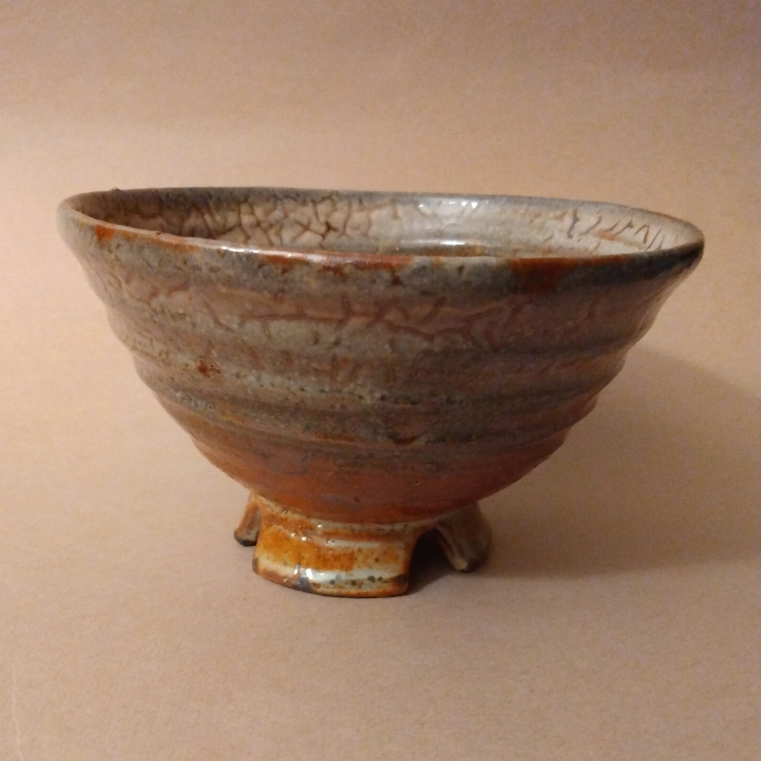 Shino Glaze Tea Bowl, Matcha Chawan by George Gledhill