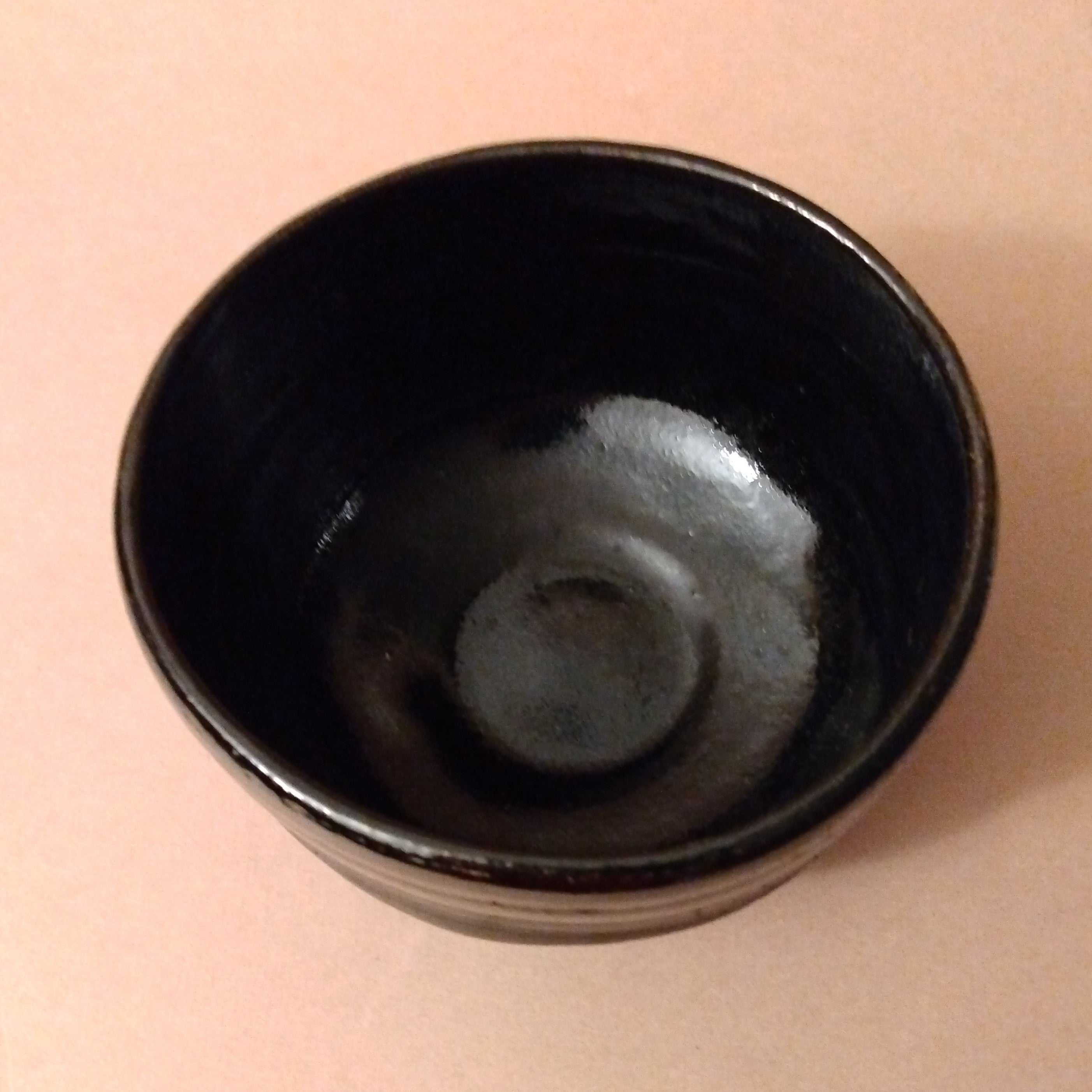 Tea Bowl, Matcha Chawan, Black Raku, George Gledhill