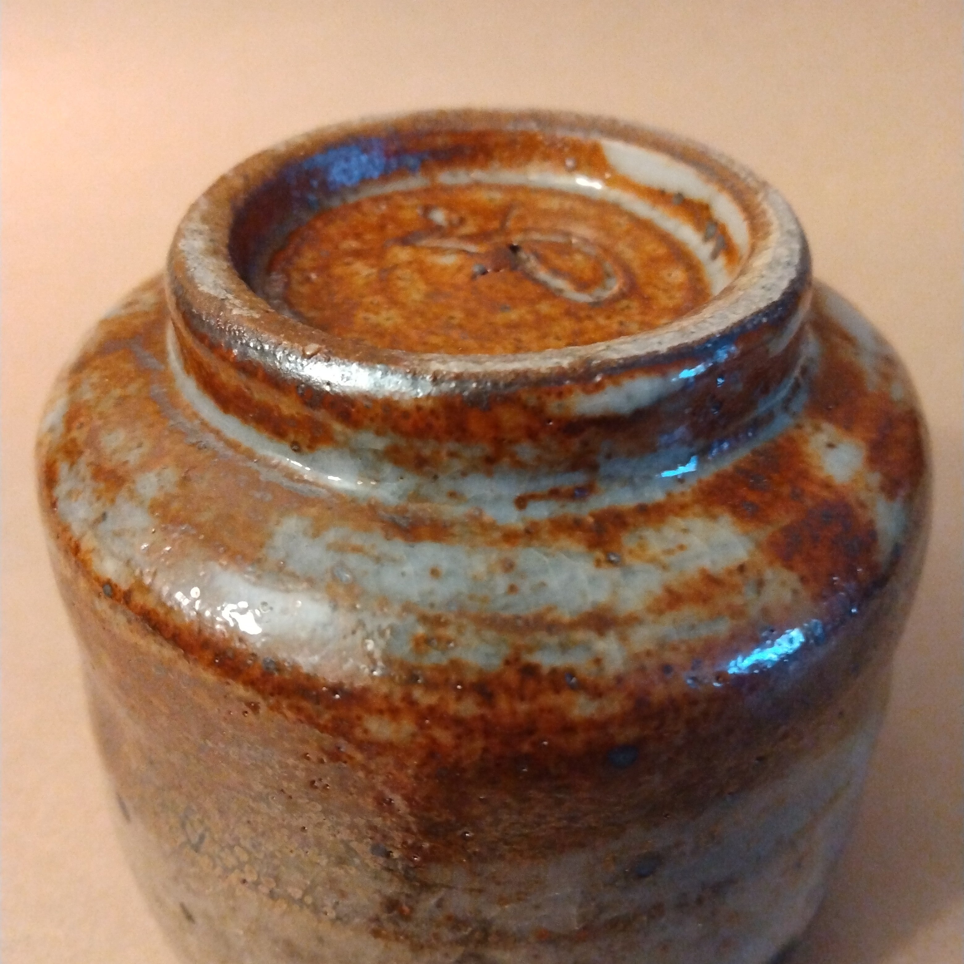 Shino Glaze Tea Cup, Yunomi, by George Gledhill