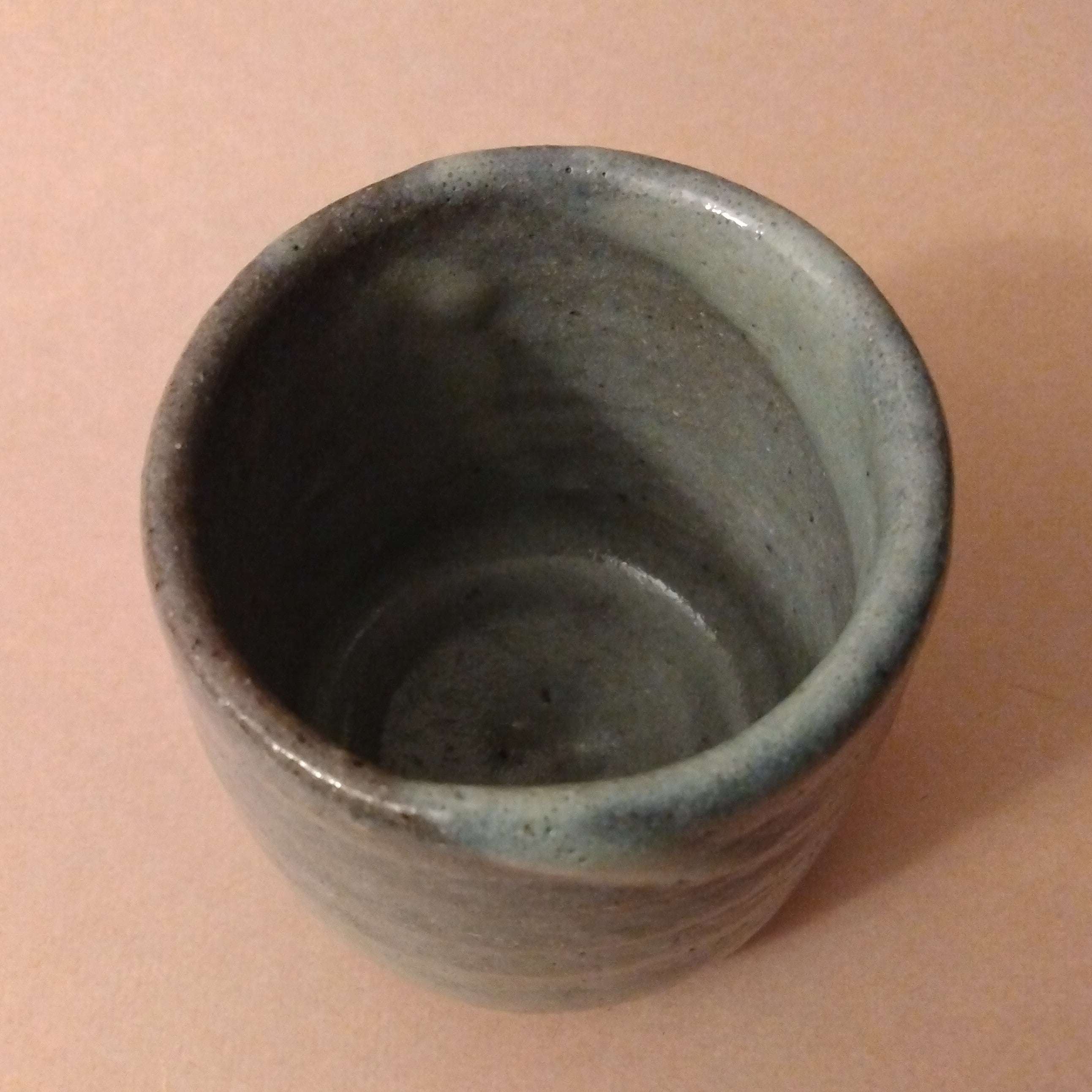 Shino Glaze Tea Cup, Yunomi, by George Gledhill