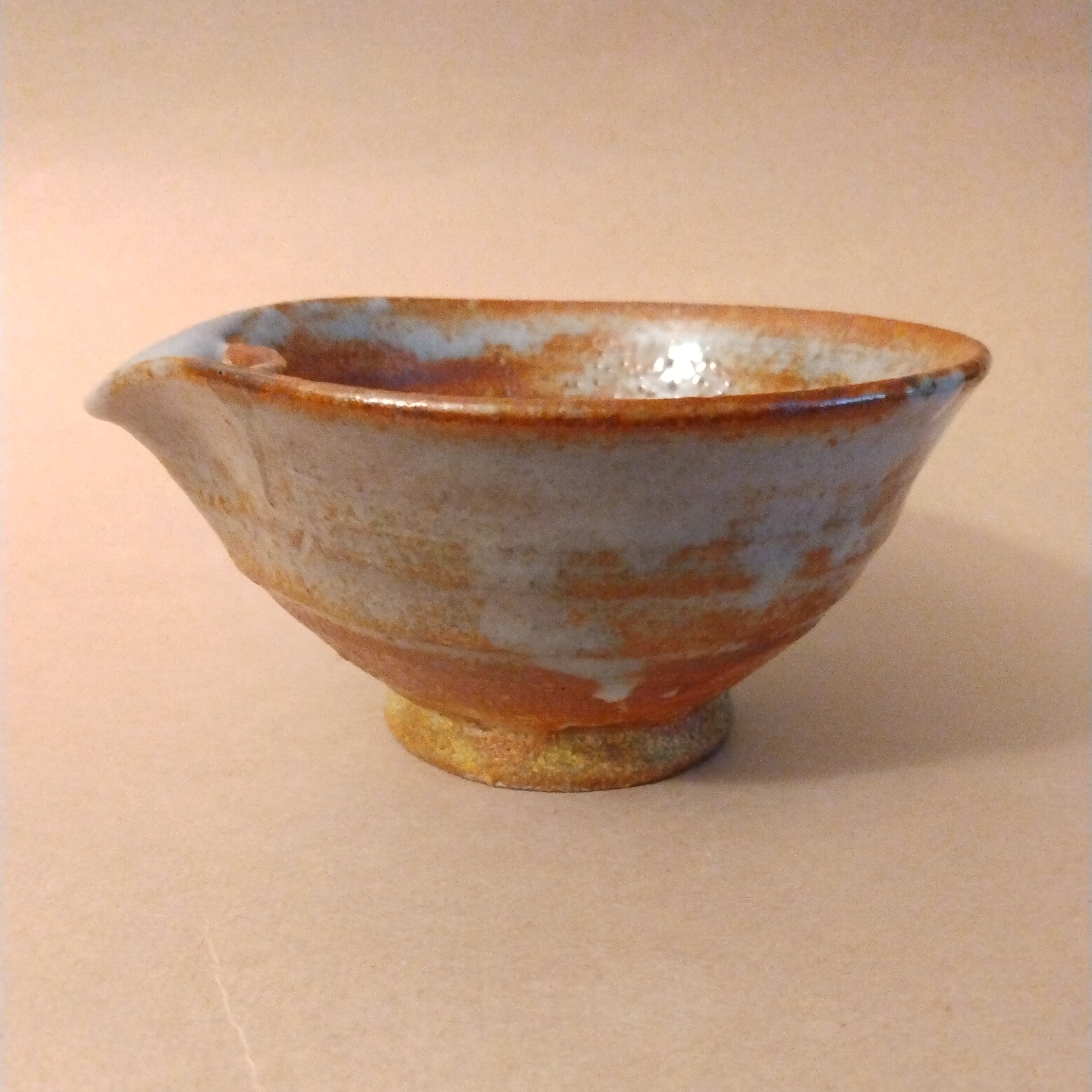 Katakuchi, Spouted Bowl, with built-in strainer, by George Gledhill