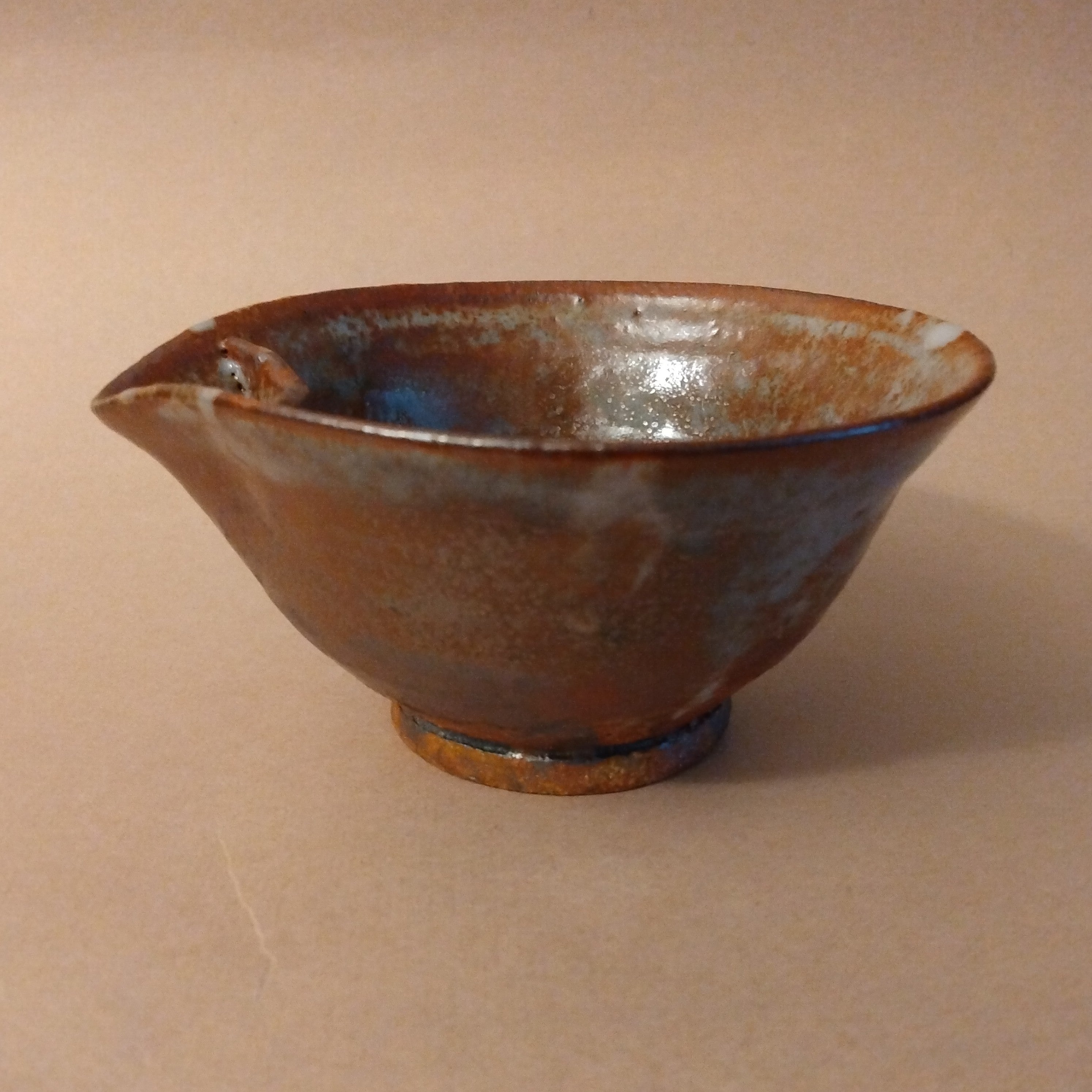 Katakuchi, Spouted Bowl, with built-in strainer, by George Gledhill